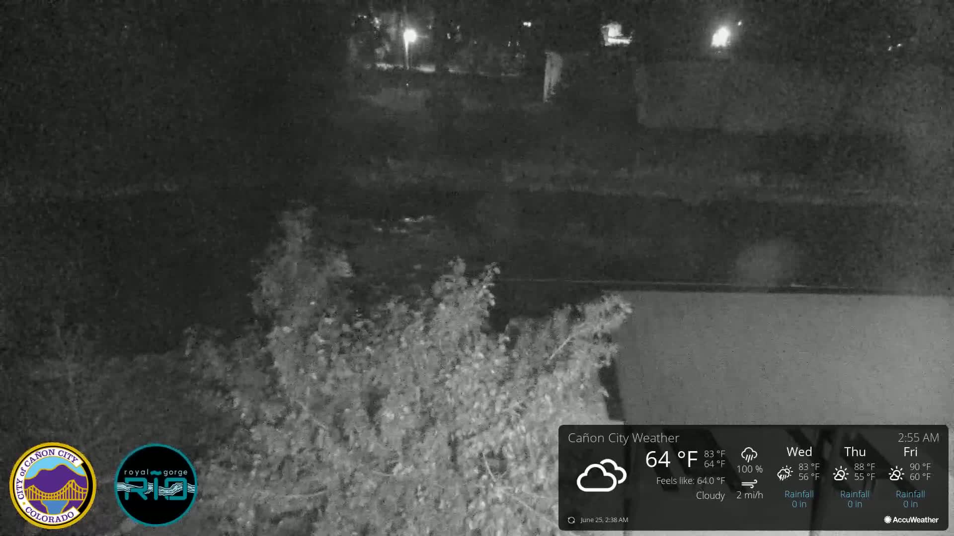 Canon City Arkansas River View Live Cam - Cañon City, Fremont, Colorado, USA