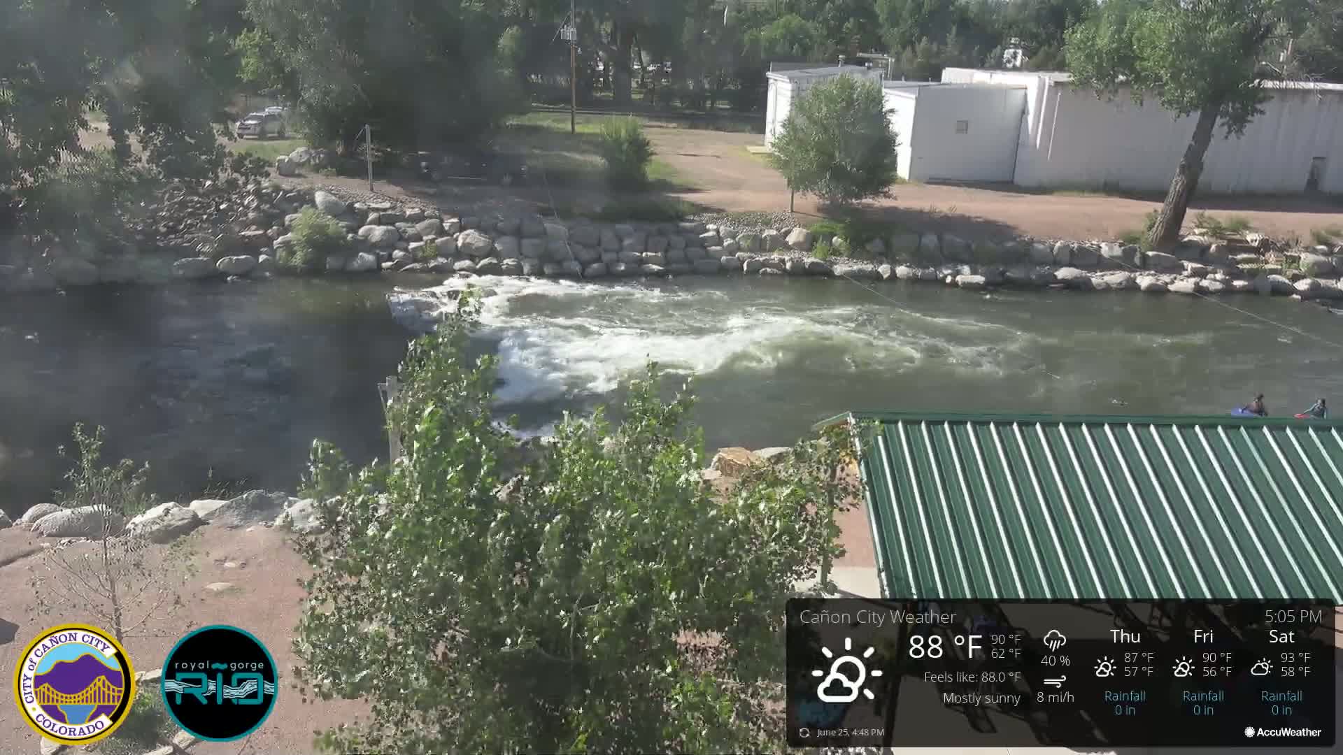 Canon City Arkansas River View Live Cam - Cañon City, Fremont, Colorado, USA