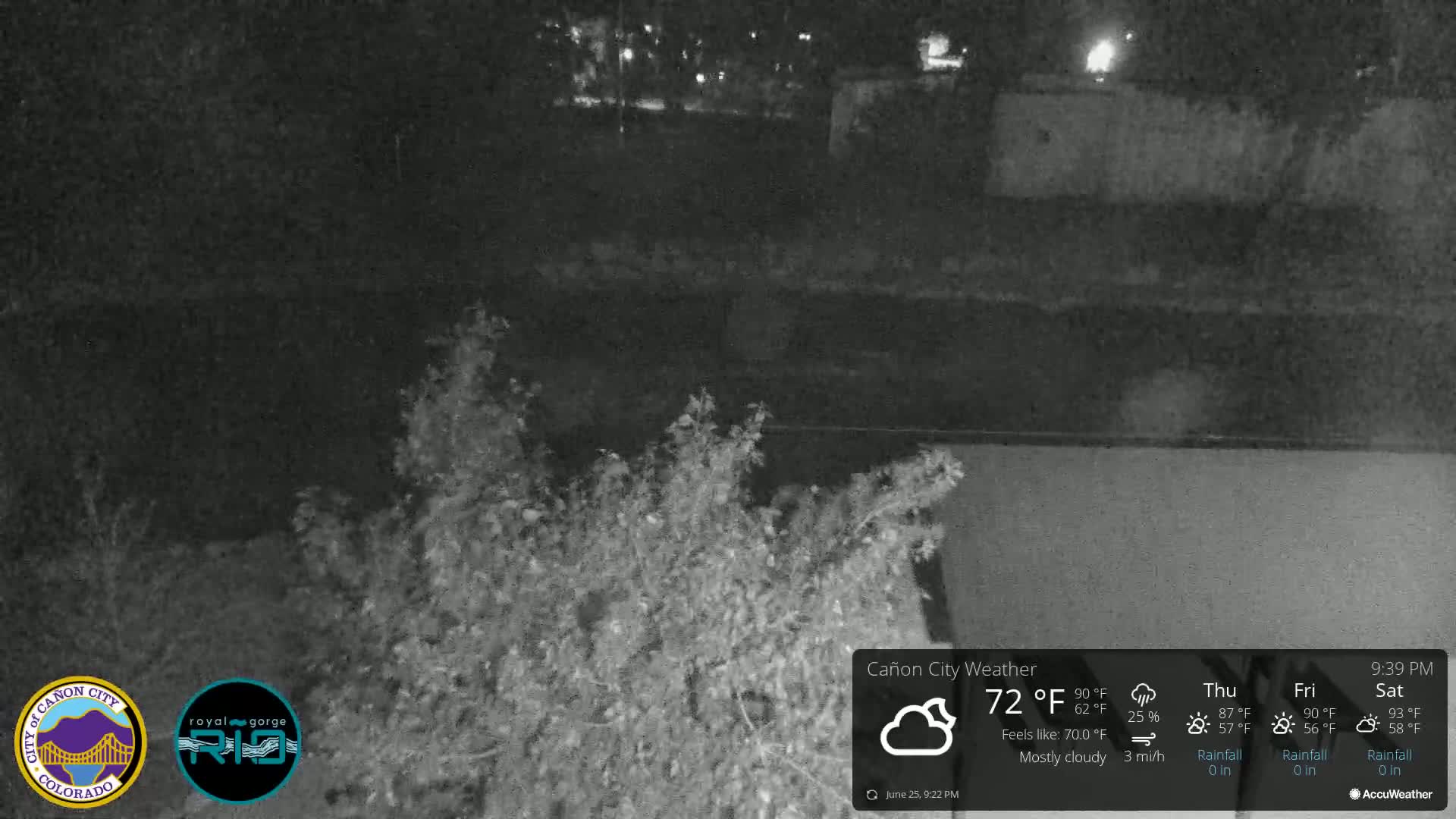 Canon City Arkansas River View Live Cam - Cañon City, Fremont, Colorado, USA