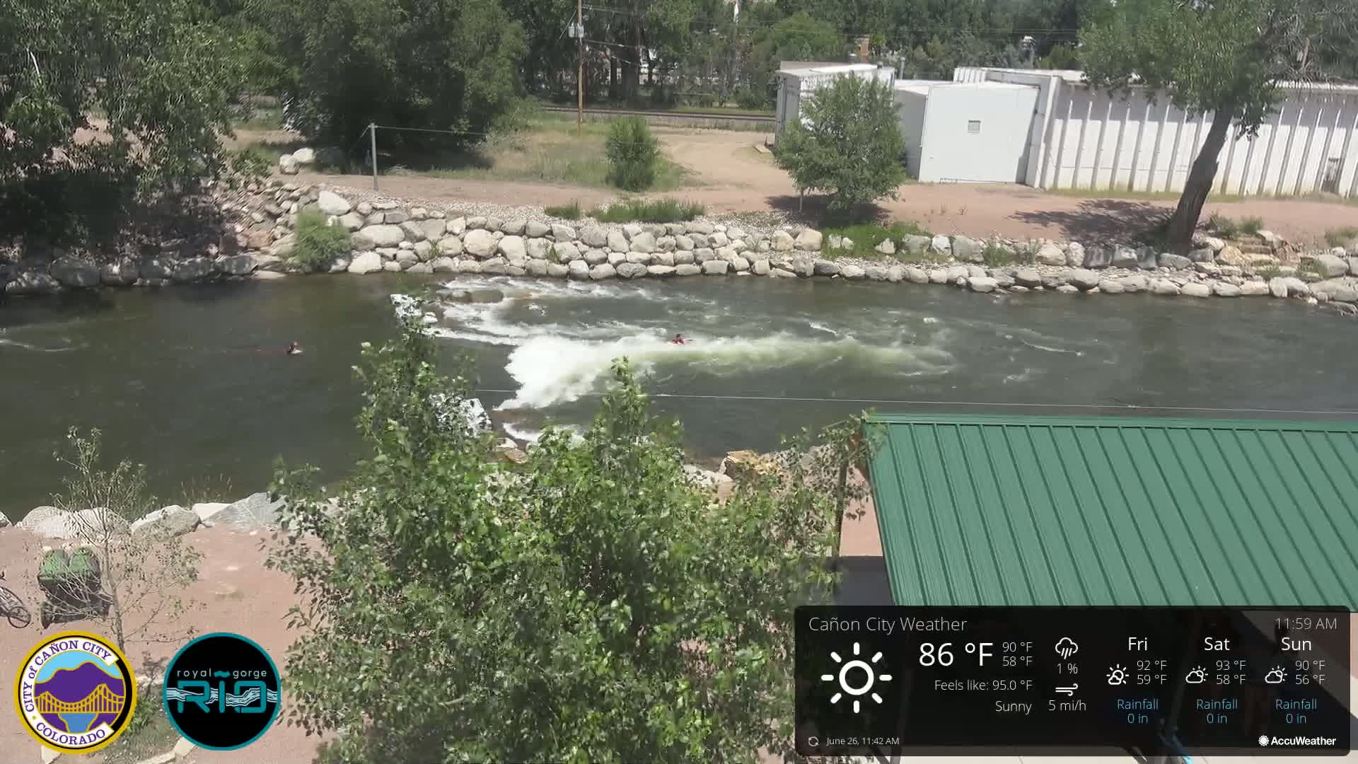 Canon City Arkansas River View Live Cam - Cañon City, Fremont, Colorado, USA
