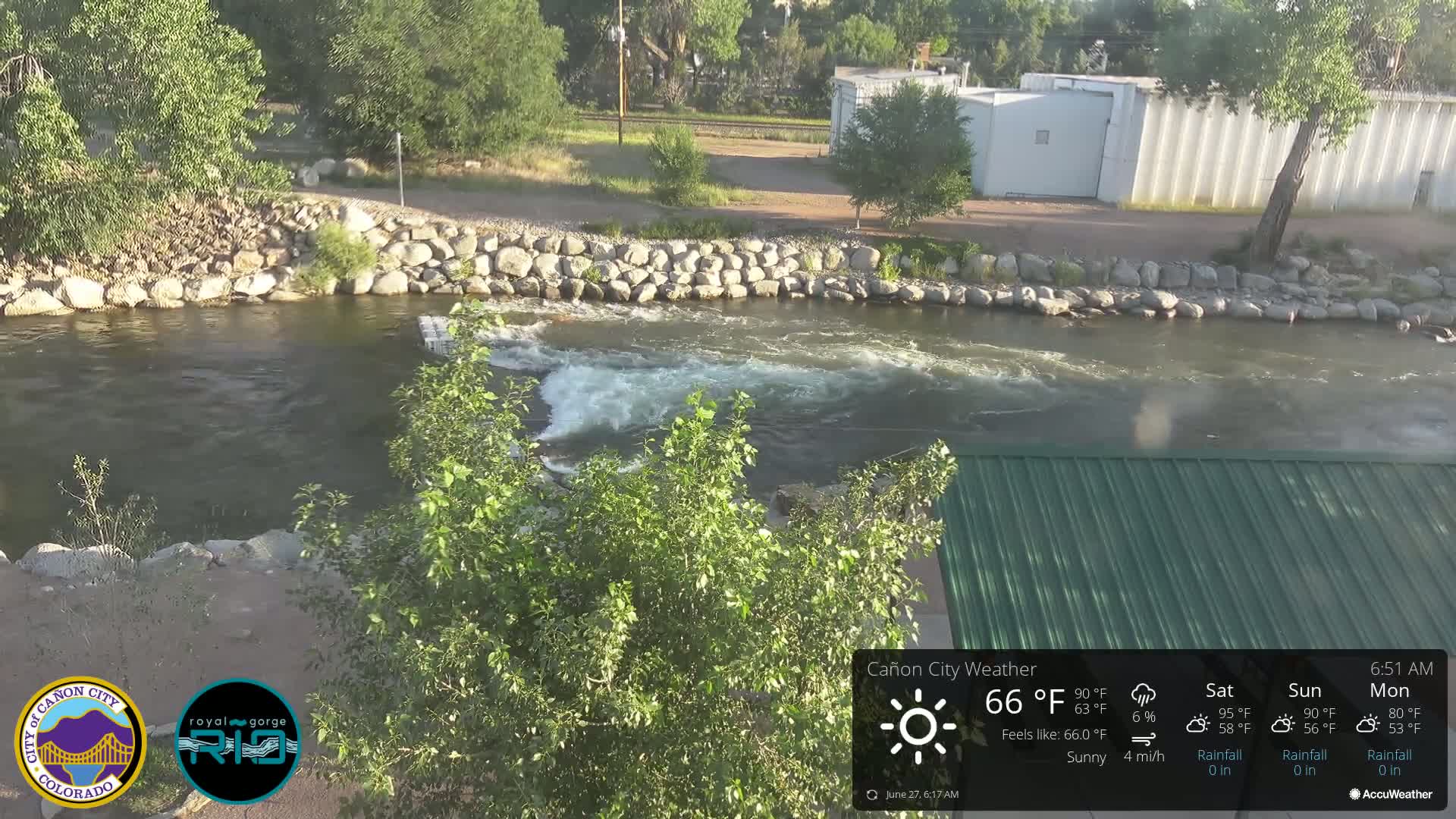 Canon City Arkansas River View Live Cam - Cañon City, Fremont, Colorado, USA