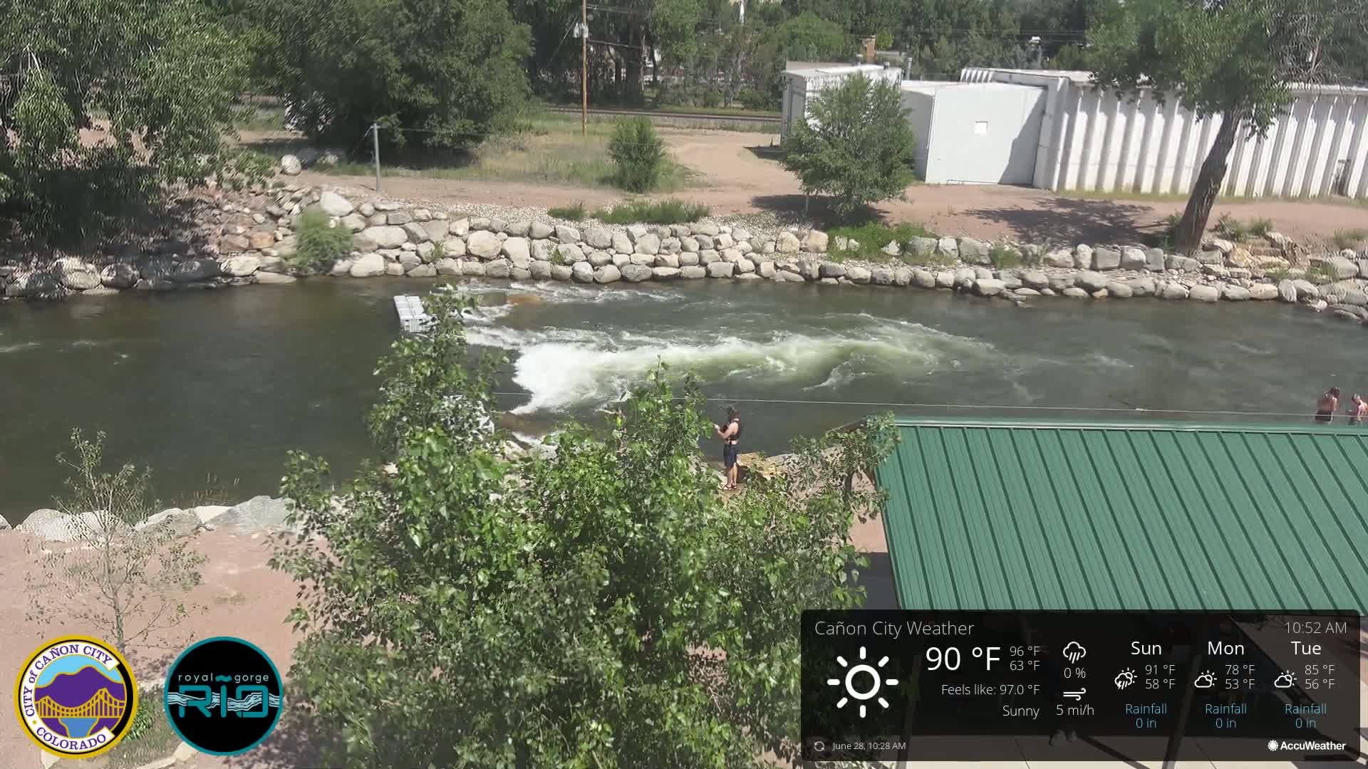 Canon City Arkansas River View Live Cam - Cañon City, Fremont, Colorado, USA