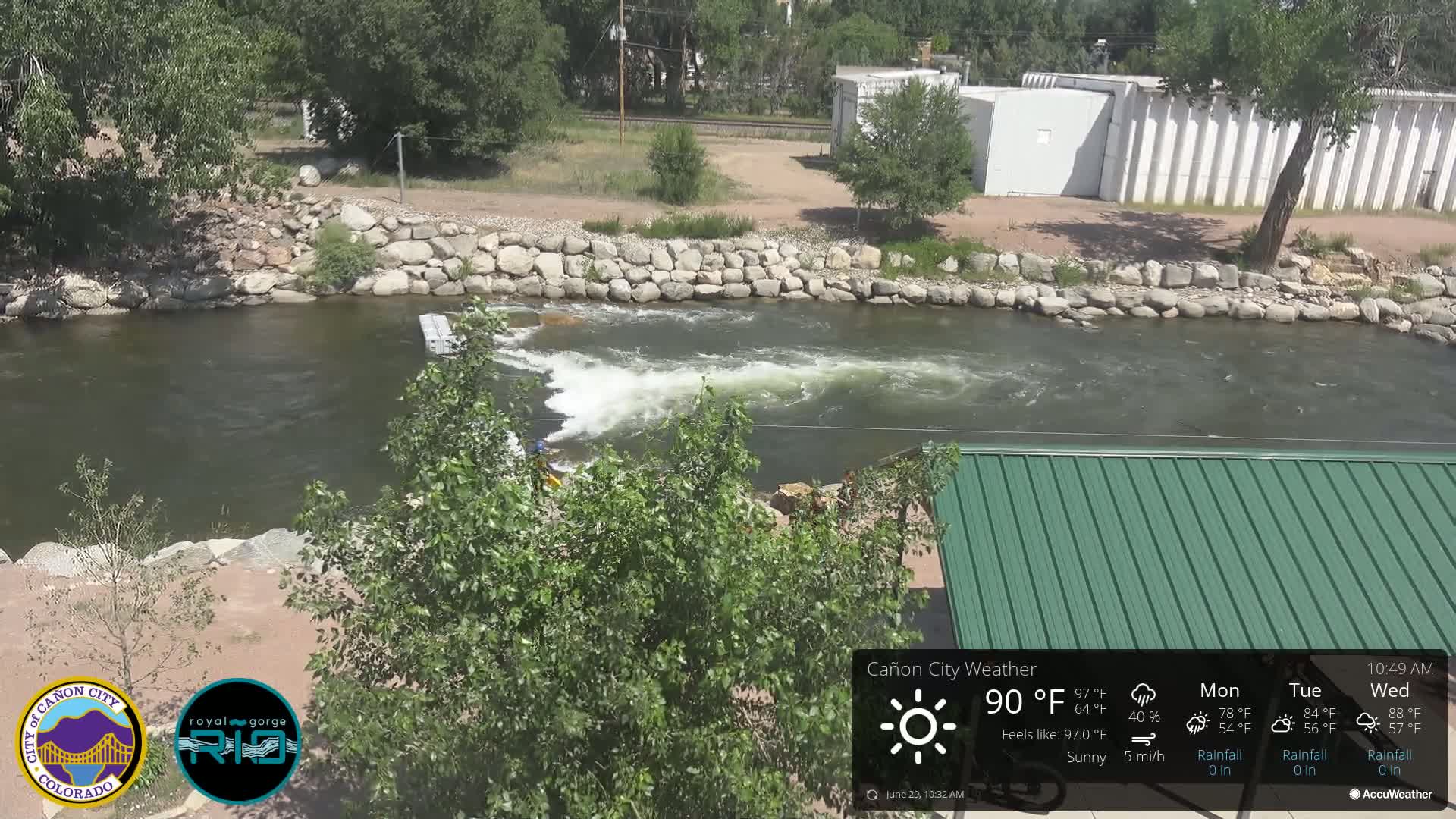Canon City Arkansas River View Live Cam - Cañon City, Fremont, Colorado, USA
