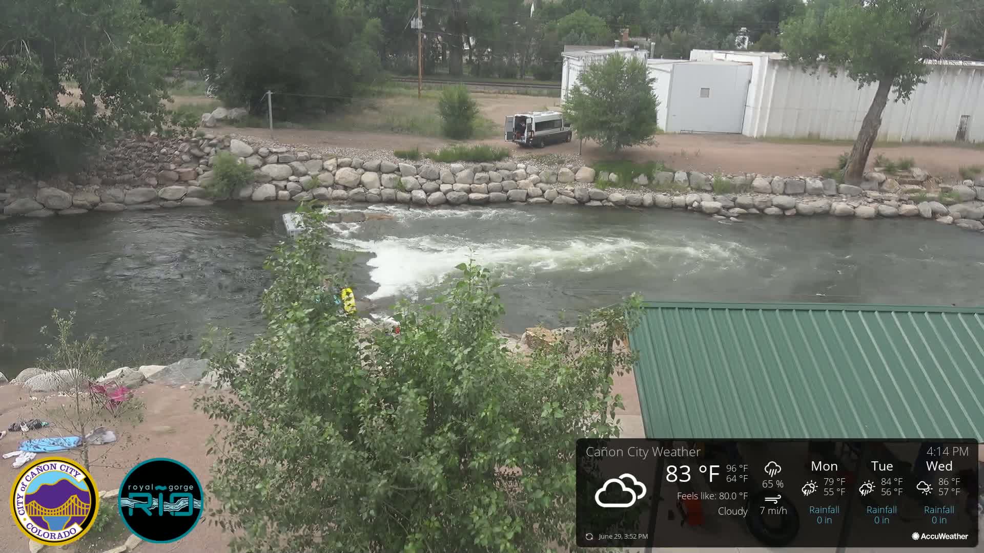 Canon City Arkansas River View Live Cam - Cañon City, Fremont, Colorado, USA