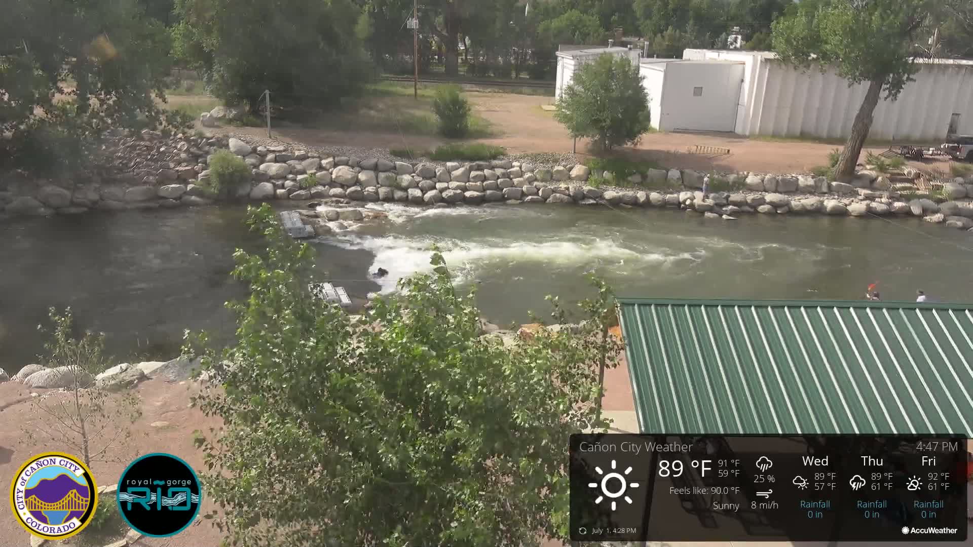 Canon City Arkansas River View Live Cam - Cañon City, Fremont, Colorado, USA