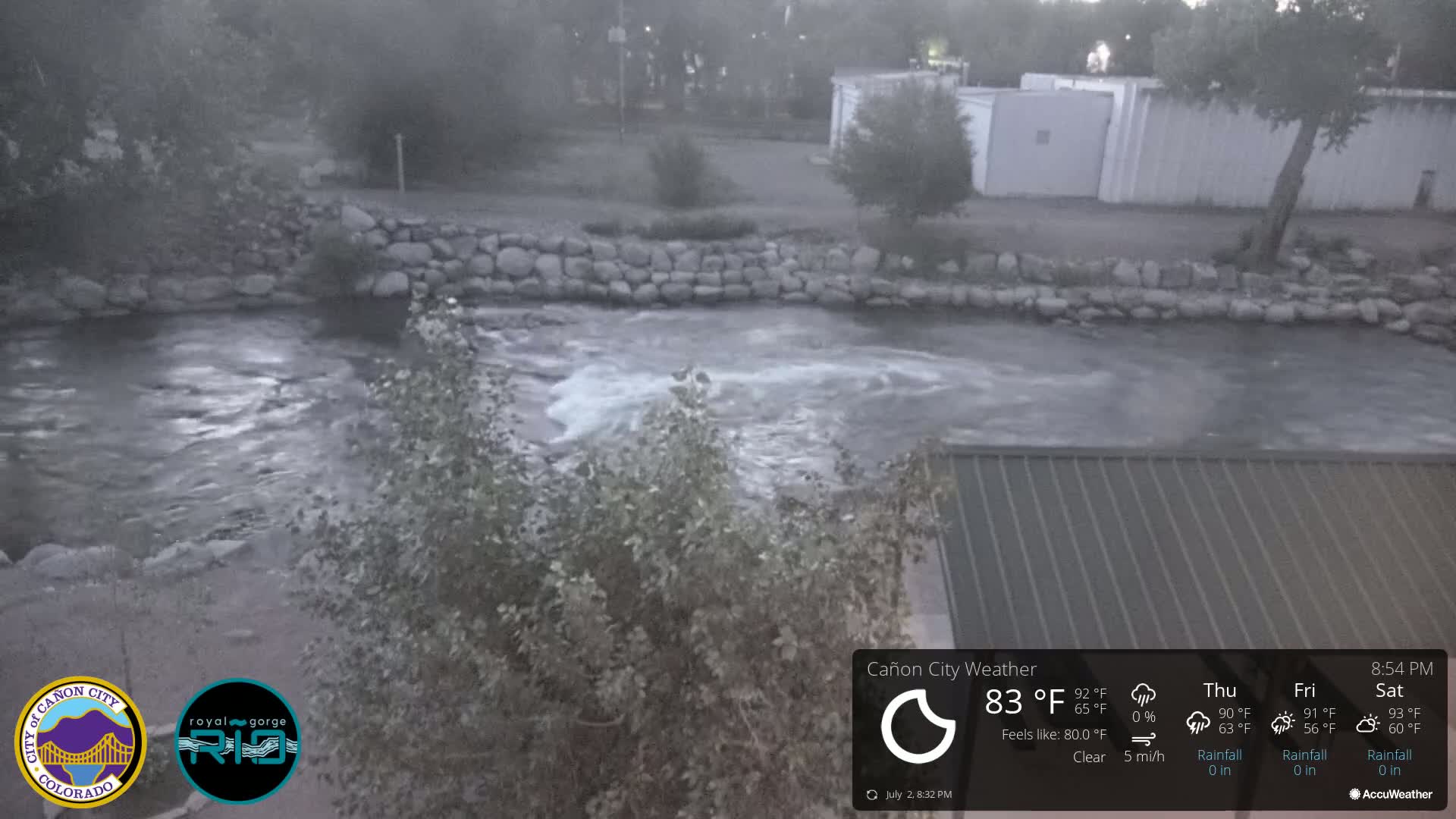 Canon City Arkansas River View Live Cam - Cañon City, Fremont, Colorado, USA