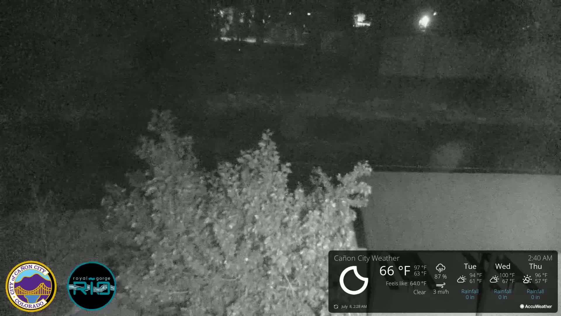 Canon City Arkansas River View Live Cam - Cañon City, Fremont, Colorado, USA