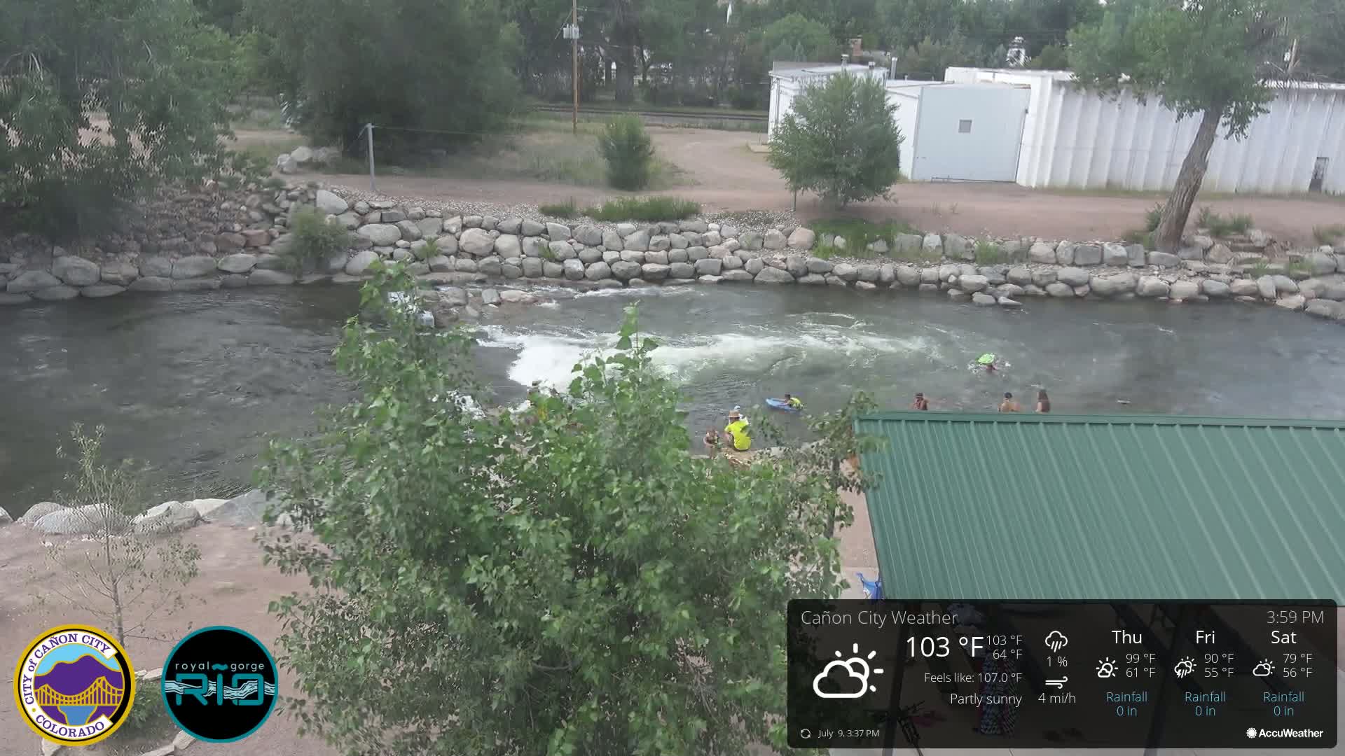 Canon City Arkansas River View Live Cam - Cañon City, Fremont, Colorado, USA