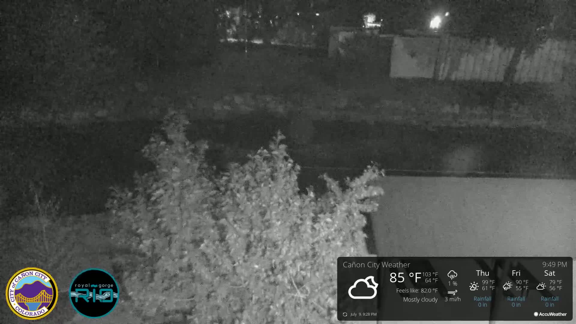 Canon City Arkansas River View Live Cam - Cañon City, Fremont, Colorado, USA