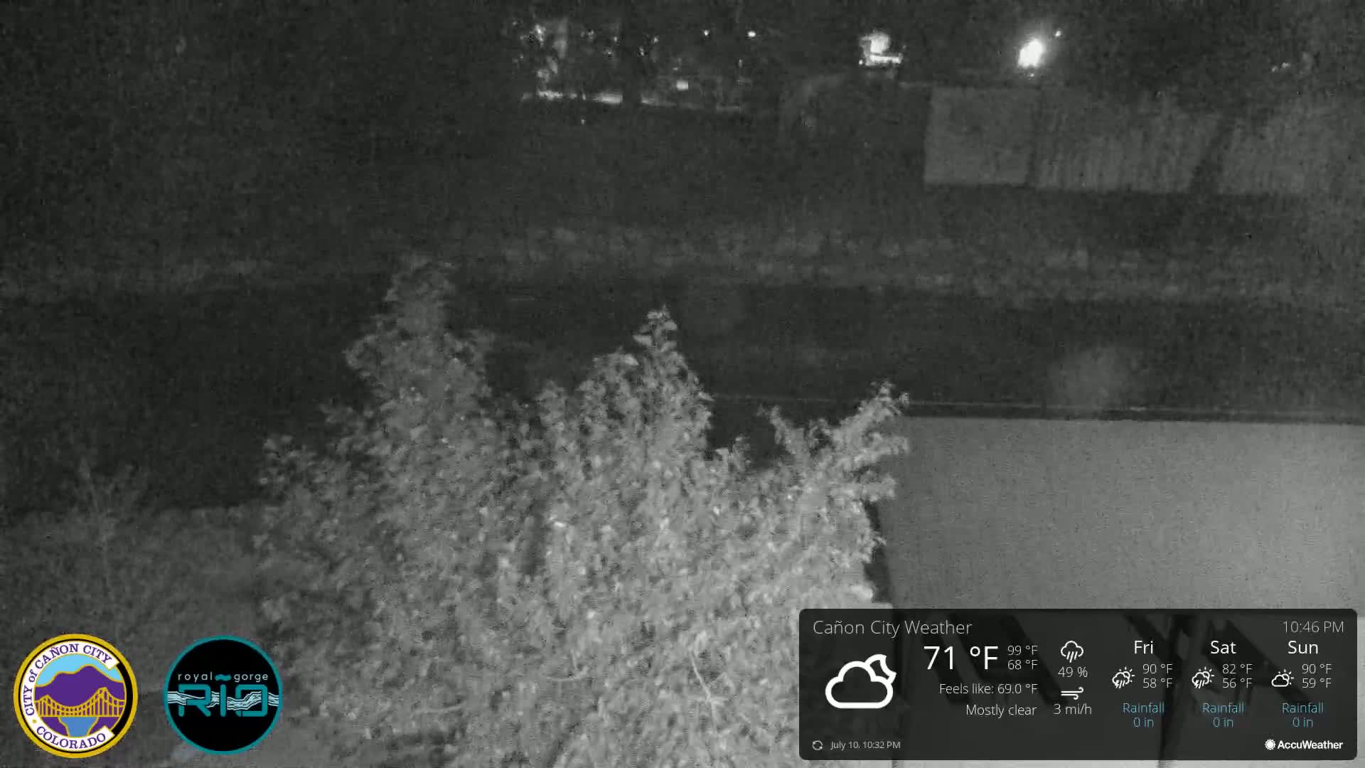 Canon City Arkansas River View Live Cam - Cañon City, Fremont, Colorado, USA