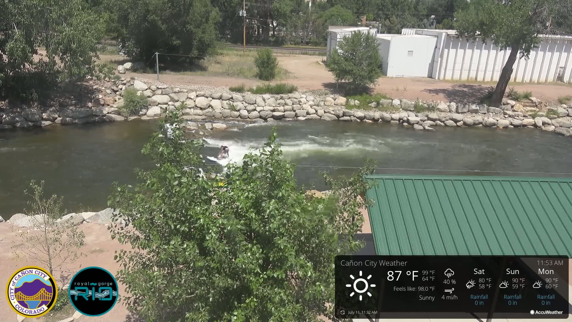 Canon City Arkansas River View Live Cam - Cañon City, Fremont, Colorado, USA