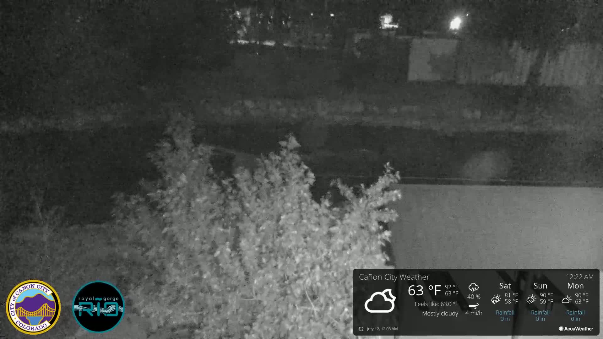 Canon City Arkansas River View Live Cam - Cañon City, Fremont, Colorado, USA