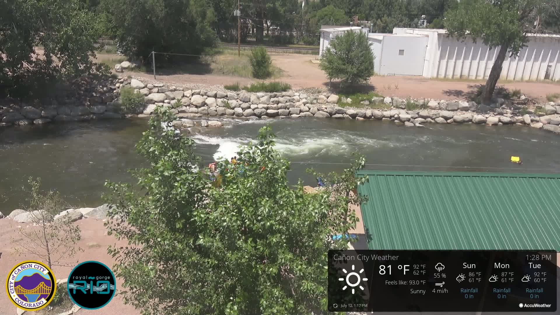 Canon City Arkansas River View Live Cam - Cañon City, Fremont, Colorado, USA