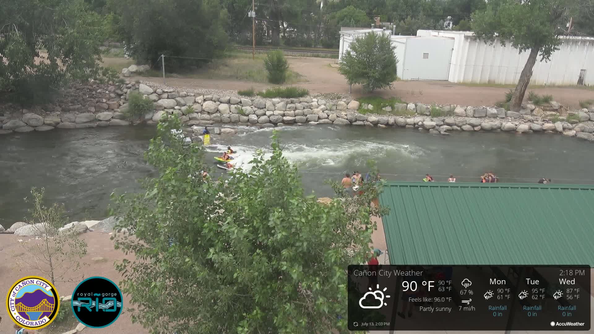 Canon City Arkansas River View Live Cam - Cañon City, Fremont, Colorado, USA