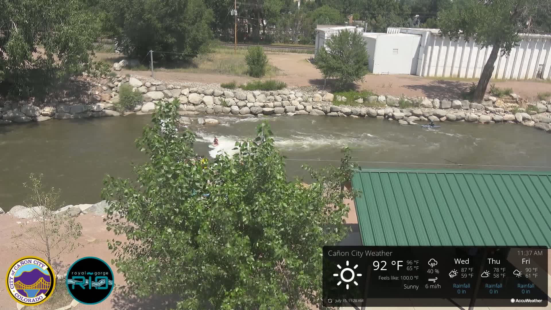 Canon City Arkansas River View Live Cam - Cañon City, Fremont, Colorado, USA