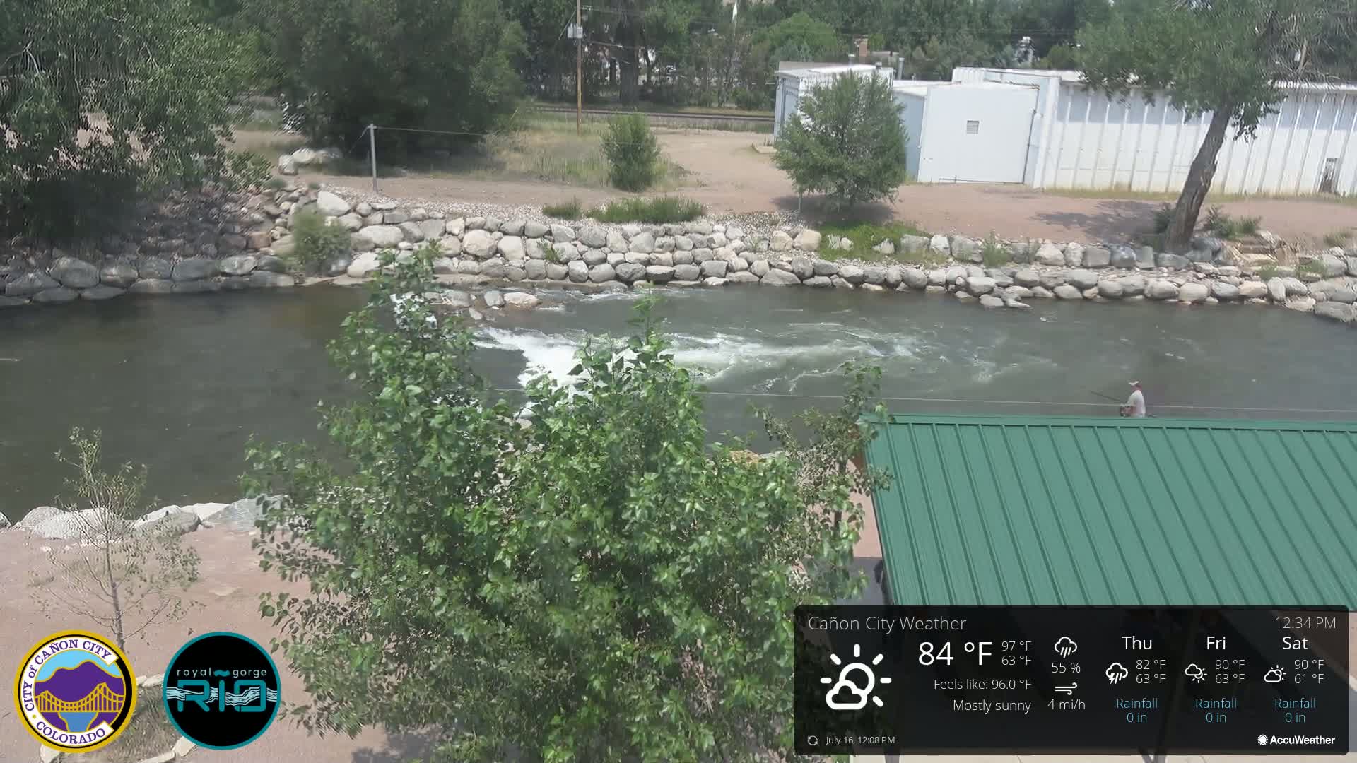Canon City Arkansas River View Live Cam - Cañon City, Fremont, Colorado, USA