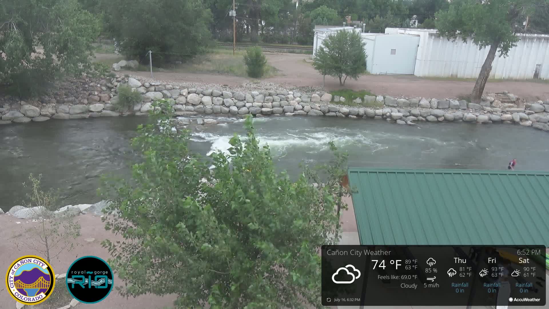 Canon City Arkansas River View Live Cam - Cañon City, Fremont, Colorado, USA