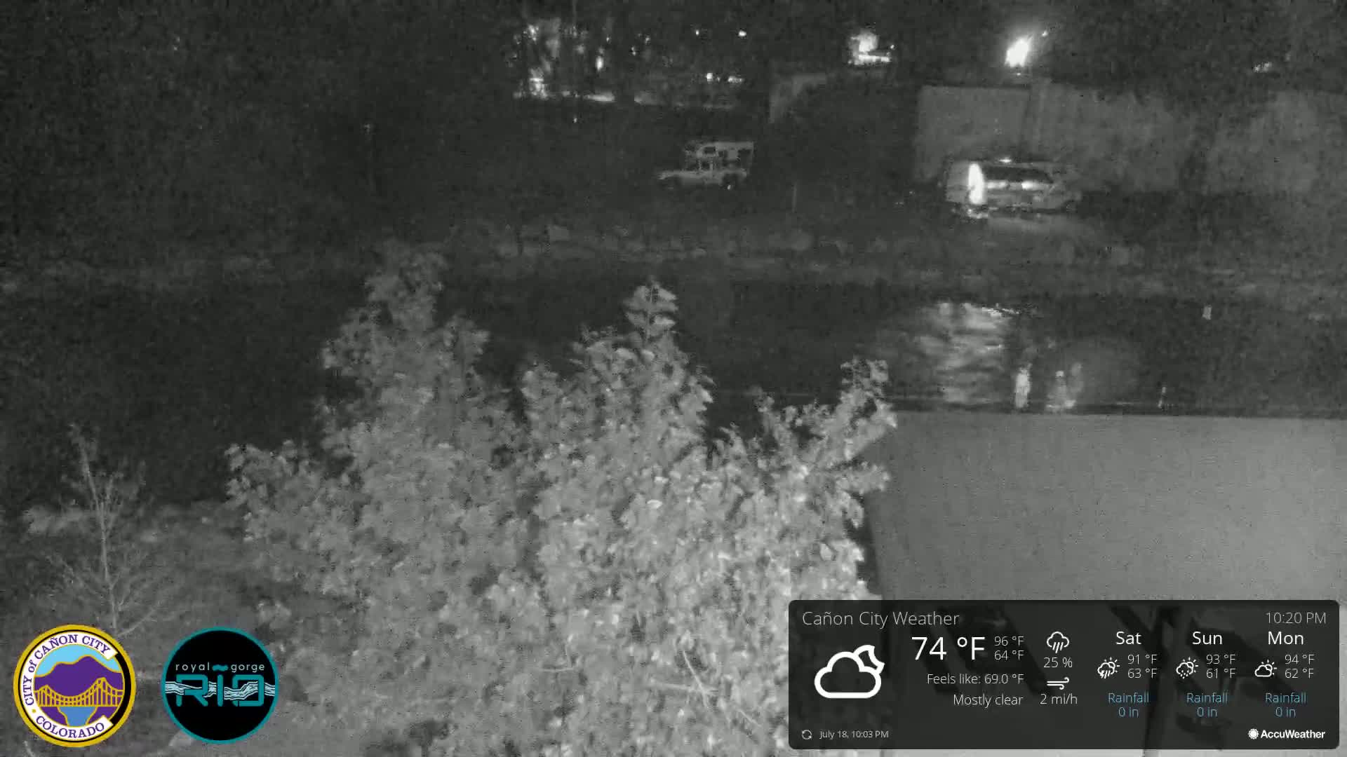 Canon City Arkansas River View Live Cam - Cañon City, Fremont, Colorado, USA