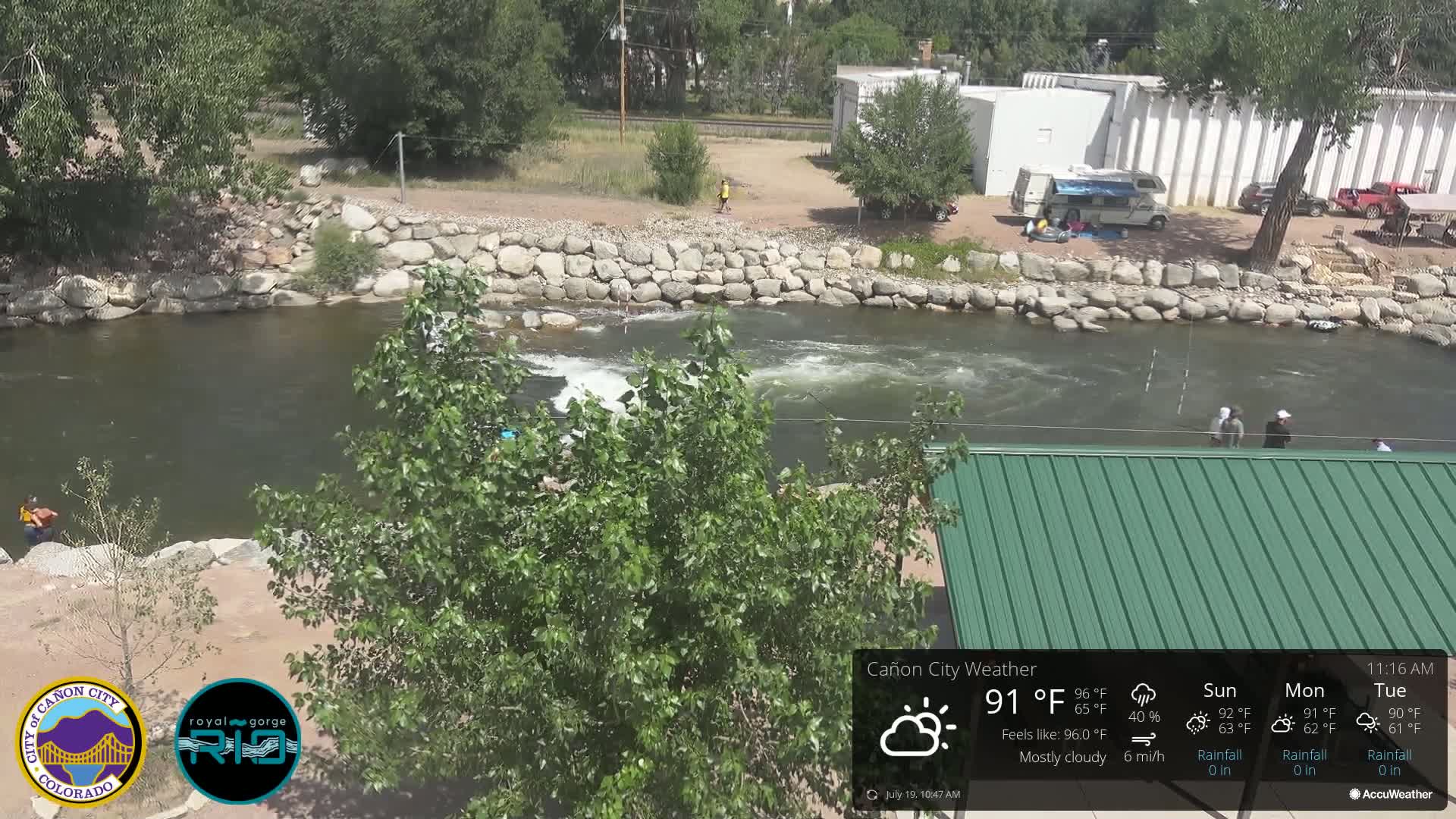Canon City Arkansas River View Live Cam - Cañon City, Fremont, Colorado, USA