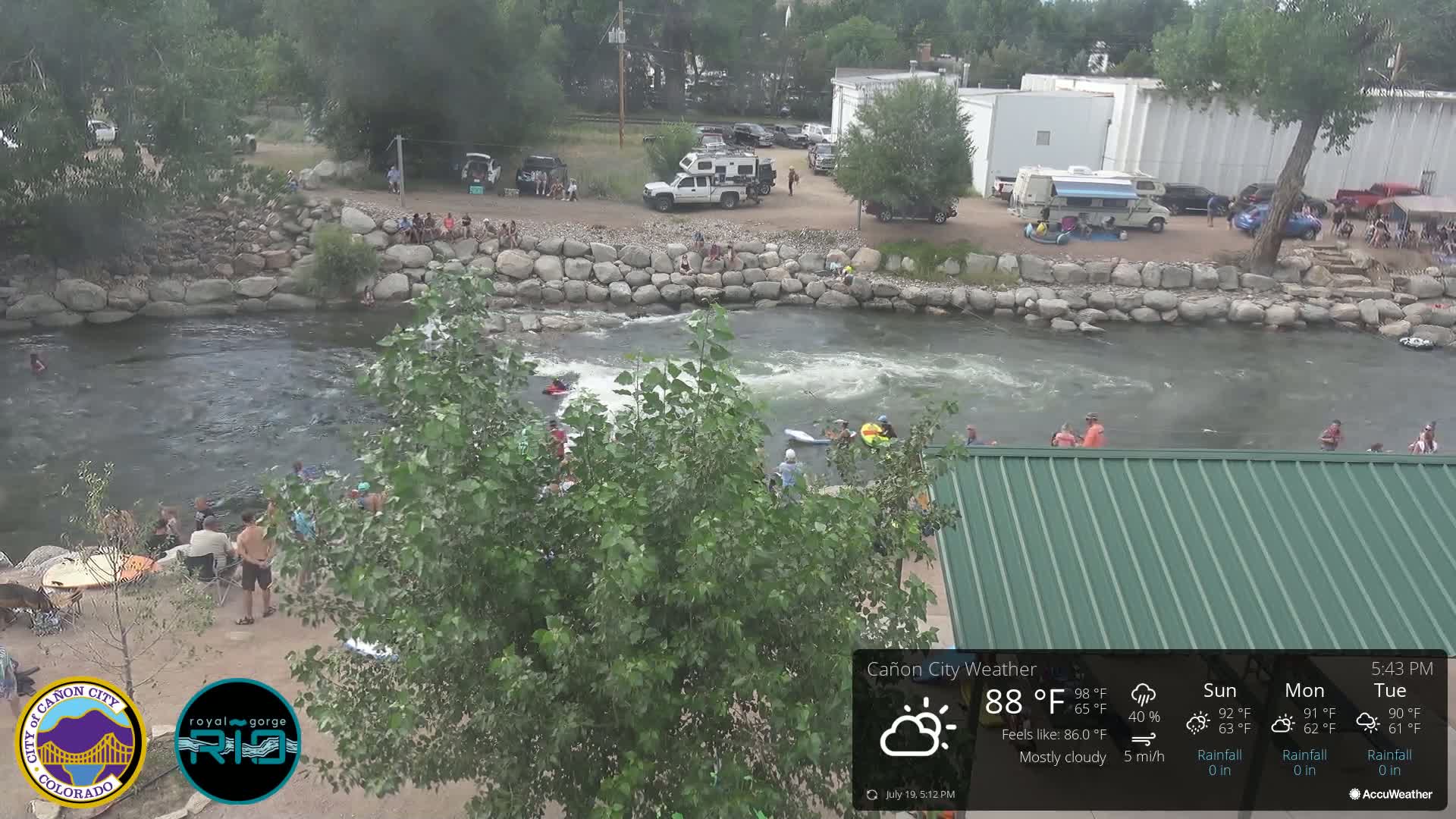 Canon City Arkansas River View Live Cam - Cañon City, Fremont, Colorado, USA
