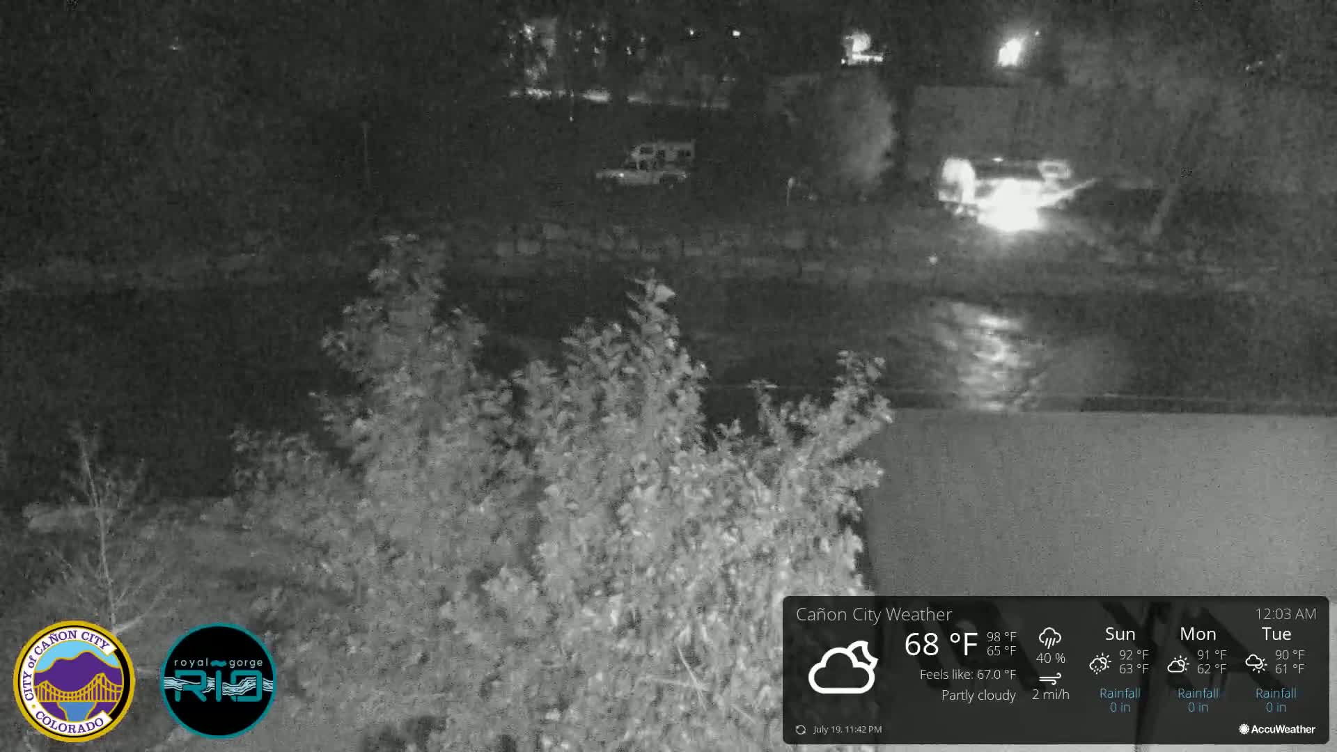 Canon City Arkansas River View Live Cam - Cañon City, Fremont, Colorado, USA