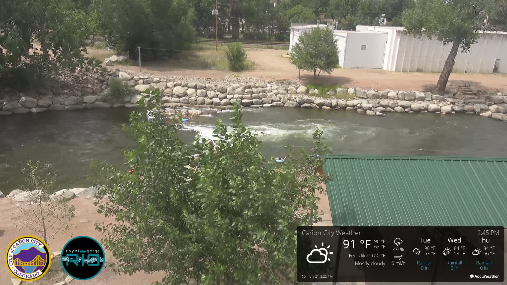 Canon City Arkansas River View Live Cam - Cañon City, Fremont, Colorado, USA