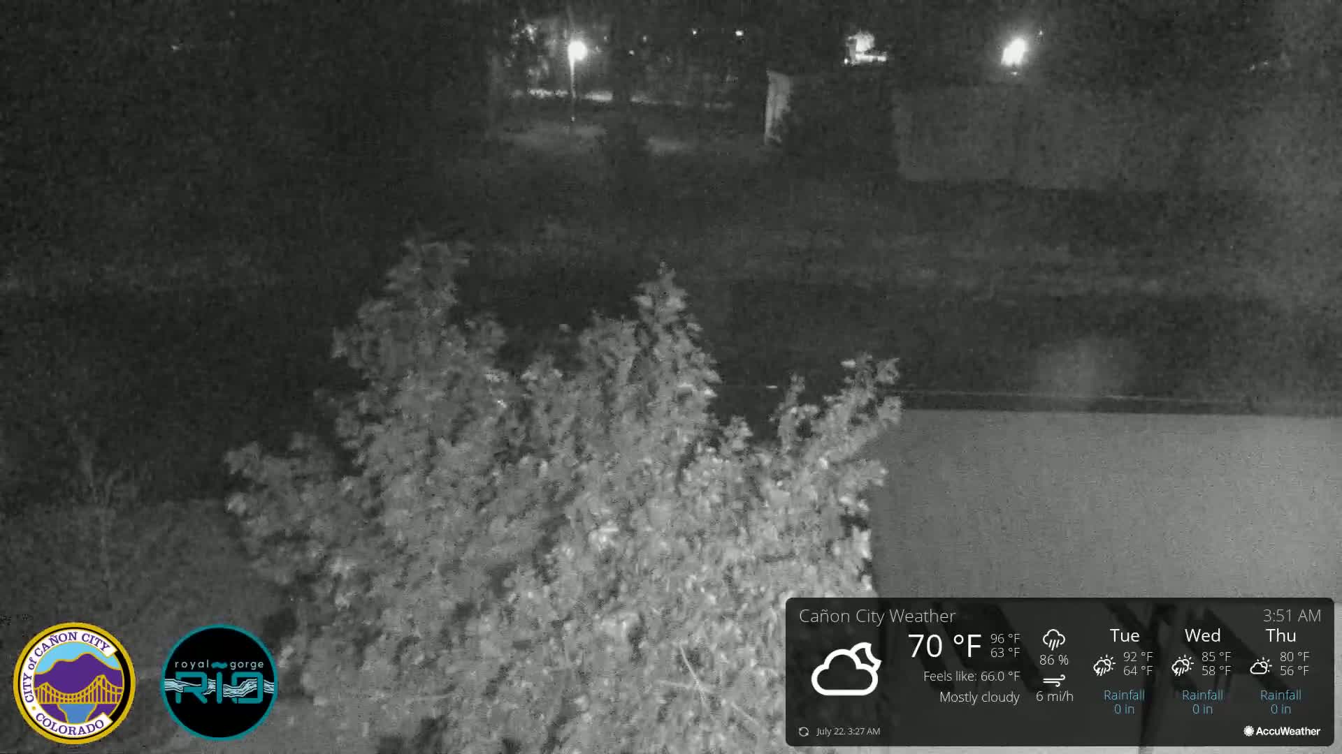 Canon City Arkansas River View Live Cam - Cañon City, Fremont, Colorado, USA