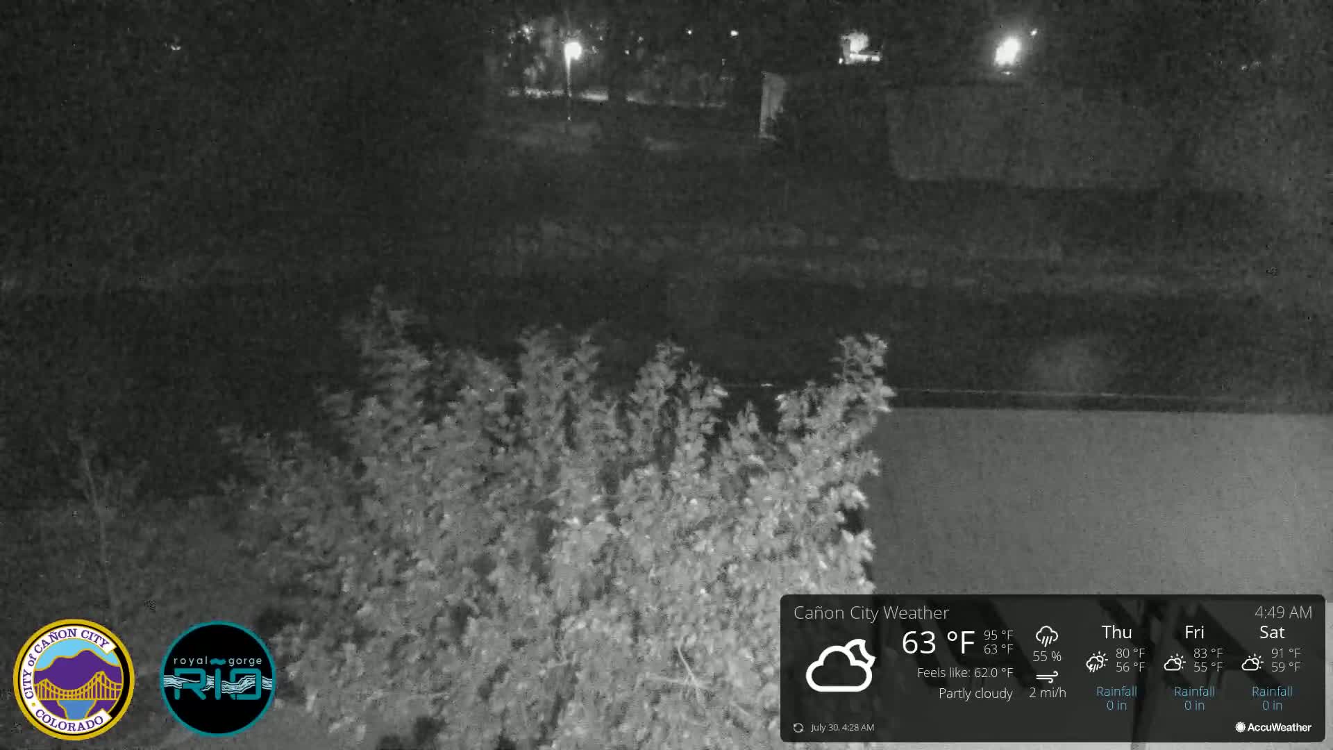 Canon City Arkansas River View Live Cam - Cañon City, Fremont, Colorado, USA