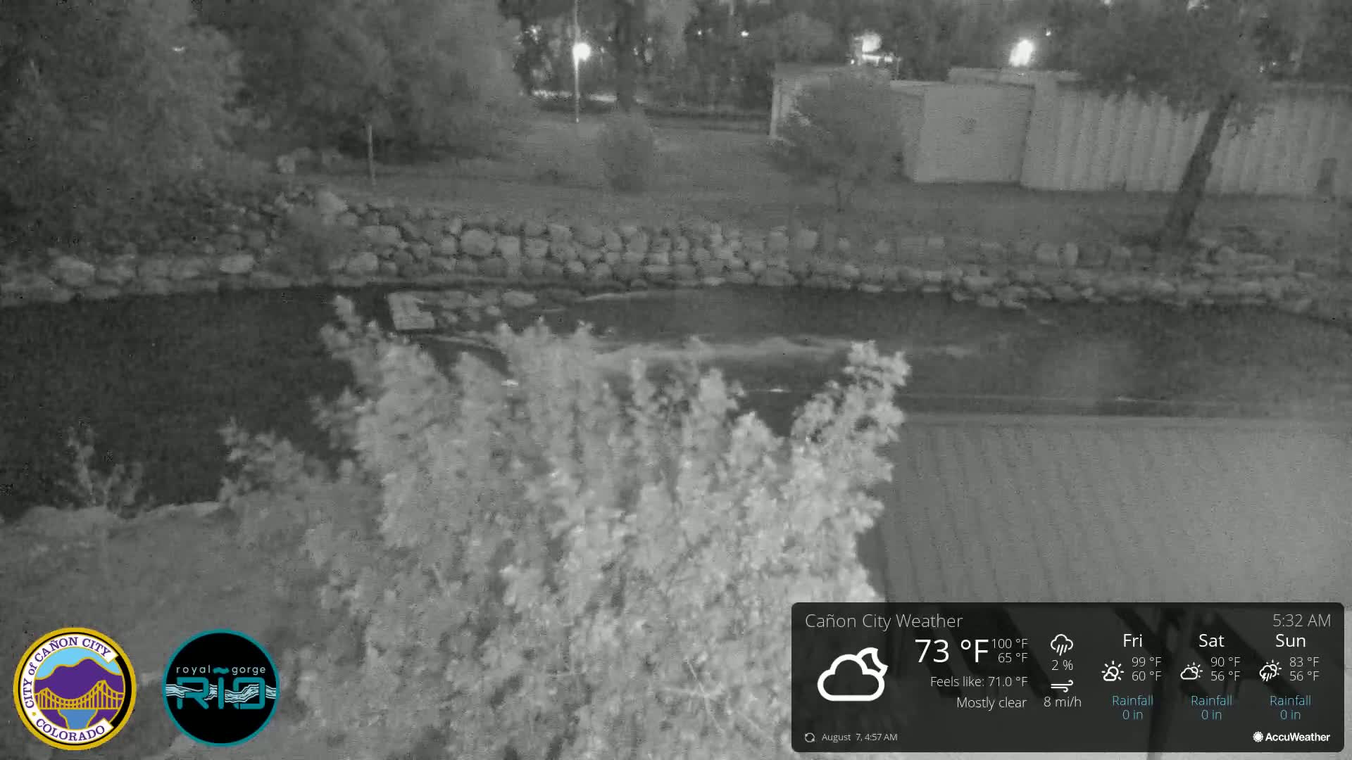 Canon City Arkansas River View Live Cam - Cañon City, Fremont, Colorado, USA