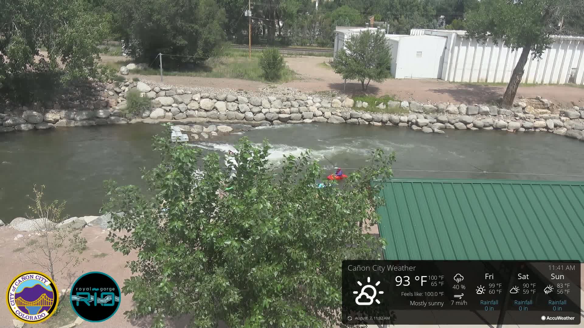 Canon City Arkansas River View Live Cam - Cañon City, Fremont, Colorado, USA