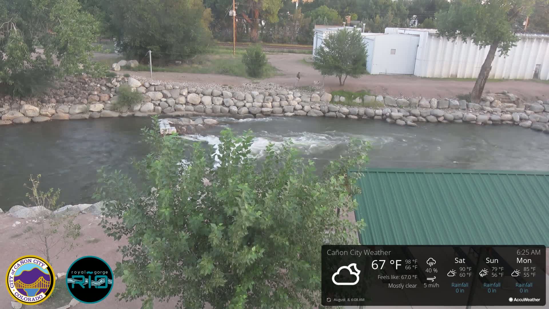 Canon City Arkansas River View Live Cam - Cañon City, Fremont, Colorado, USA