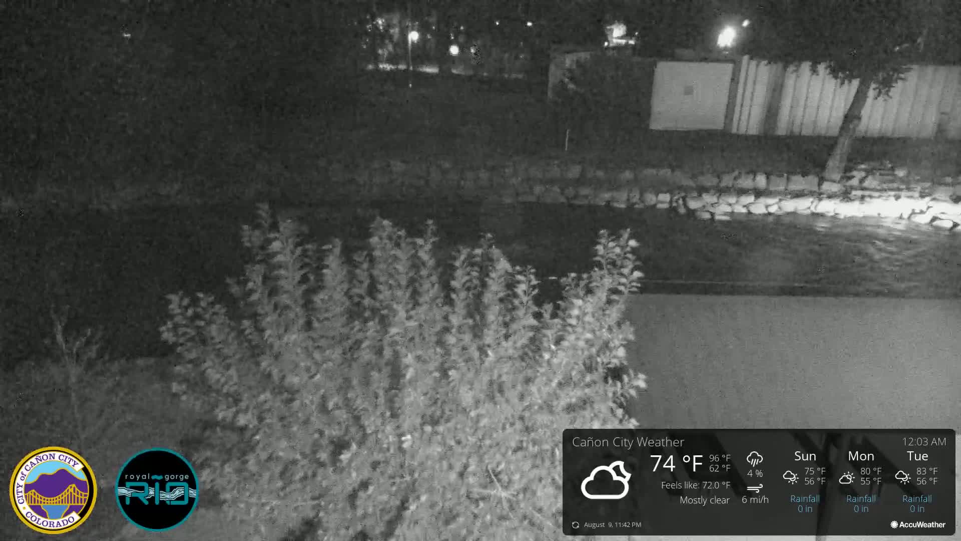 Canon City Arkansas River View Live Cam - Cañon City, Fremont, Colorado, USA
