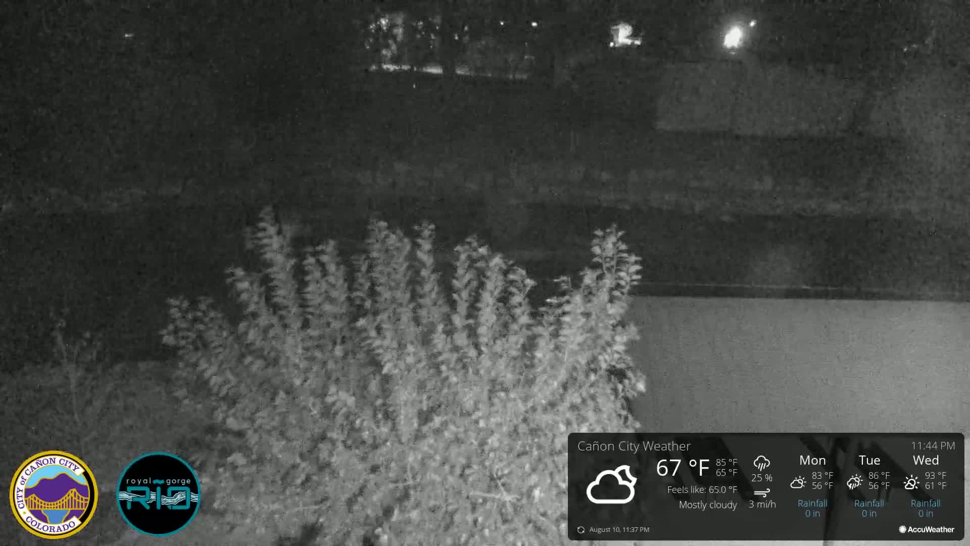 Canon City Arkansas River View Live Cam - Cañon City, Fremont, Colorado, USA