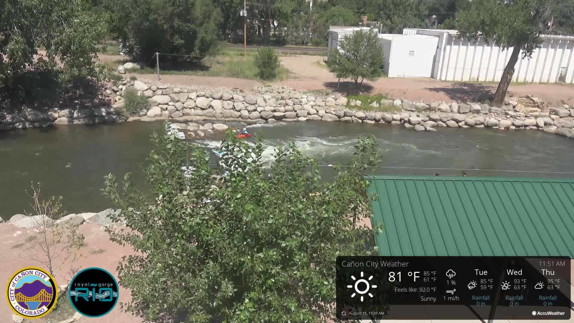 Canon City Arkansas River View Live Cam - Cañon City, Fremont, Colorado, USA