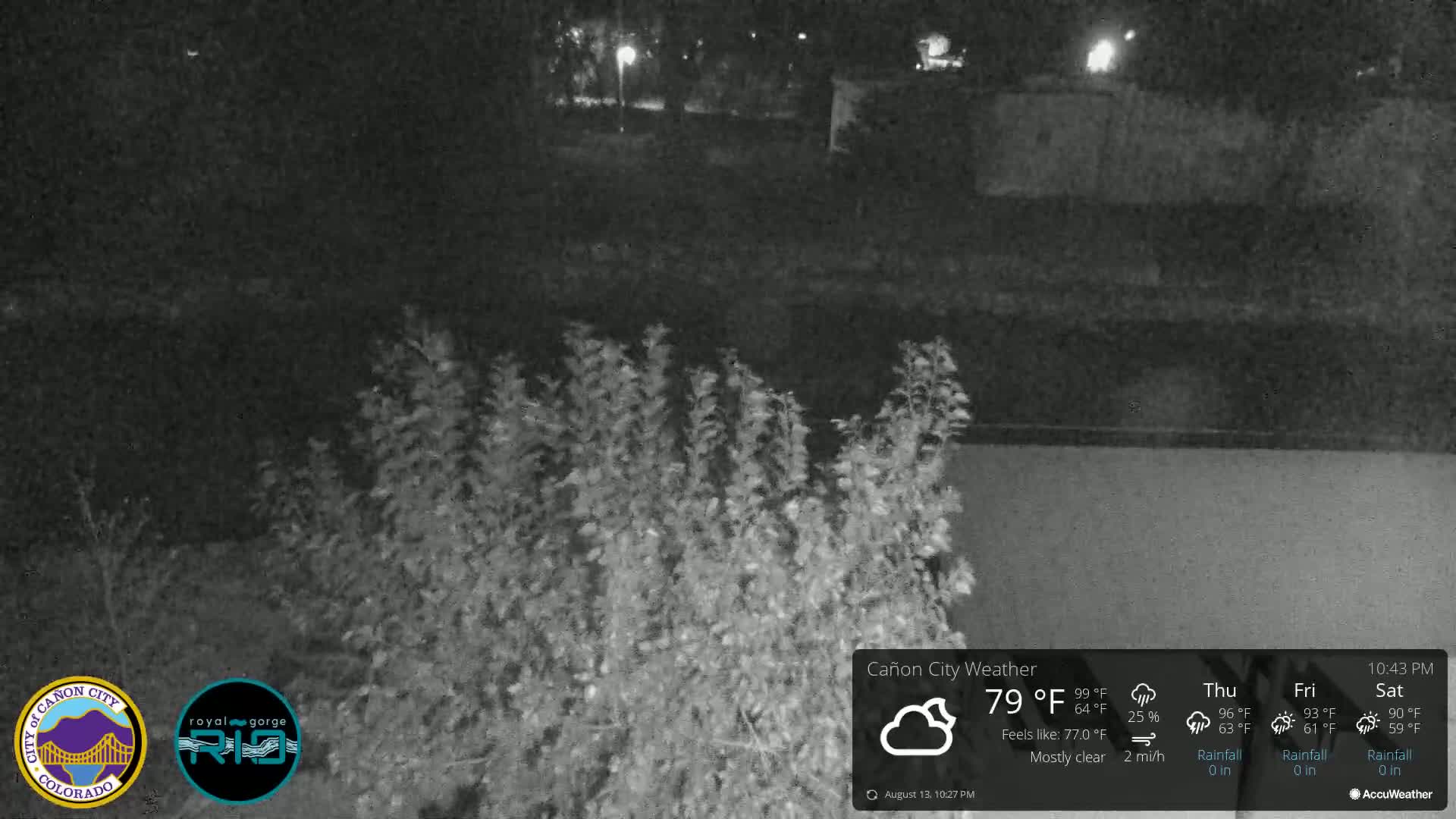 Canon City Arkansas River View Live Cam - Cañon City, Fremont, Colorado, USA