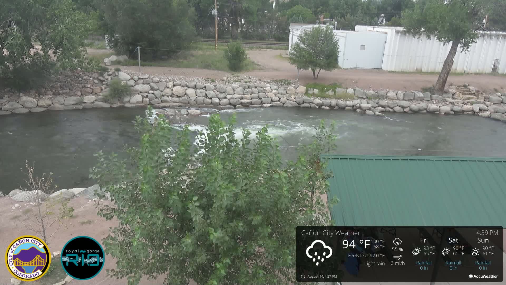 Canon City Arkansas River View Live Cam - Cañon City, Fremont, Colorado, USA