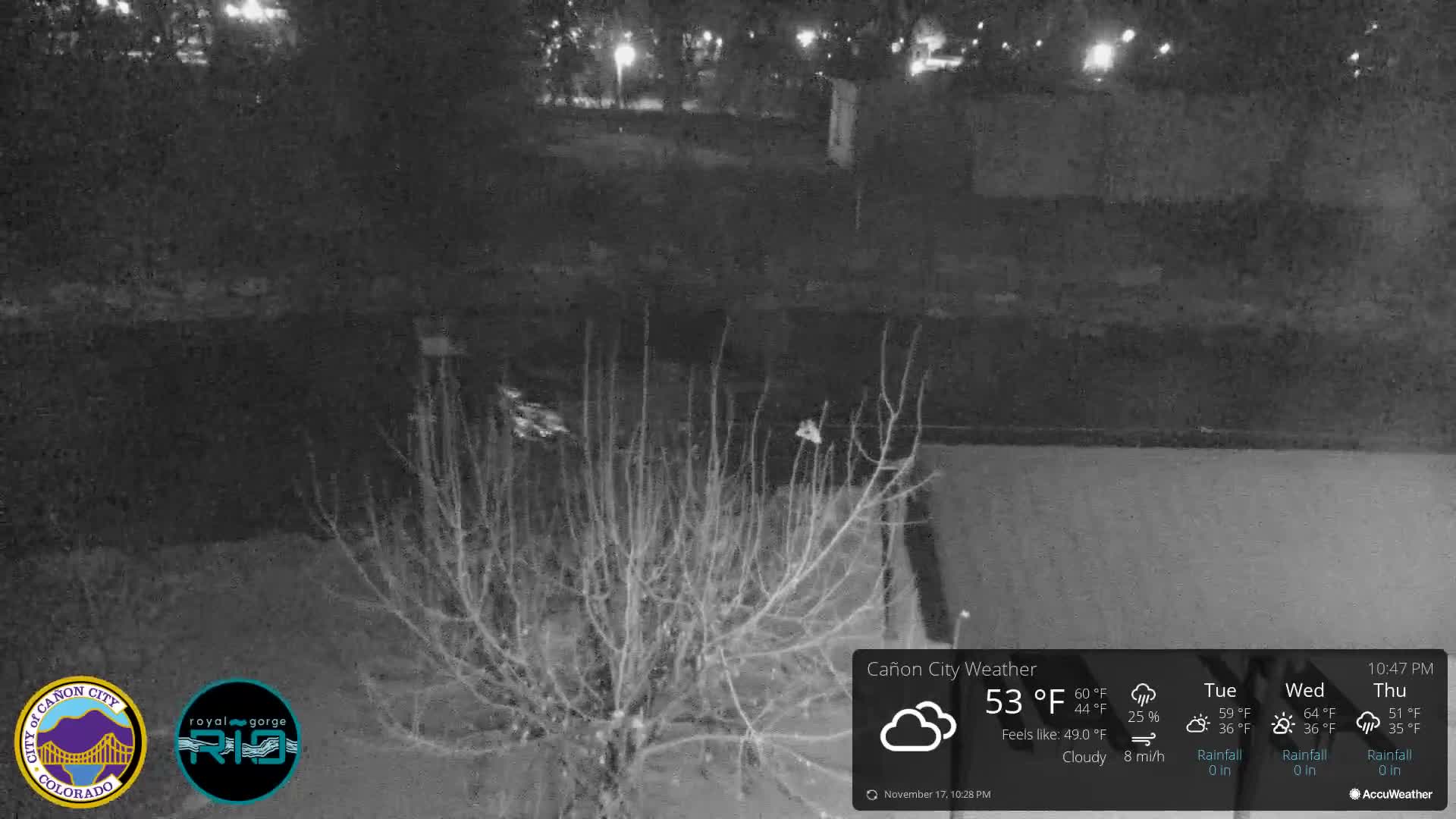 Canon City Arkansas River View Live Cam - Cañon City, Fremont, Colorado, USA