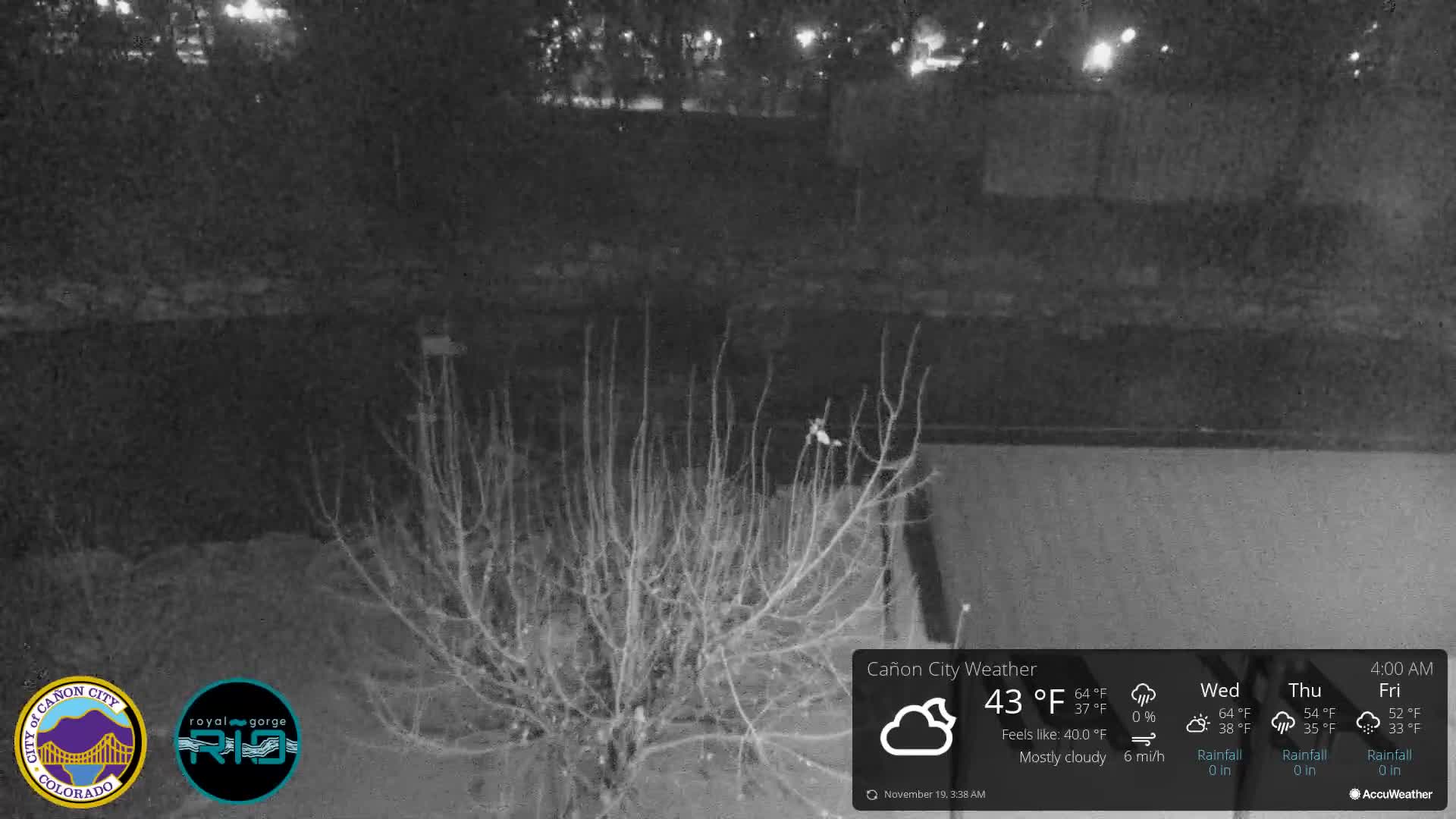 Canon City Arkansas River View Live Cam - Cañon City, Fremont, Colorado, USA