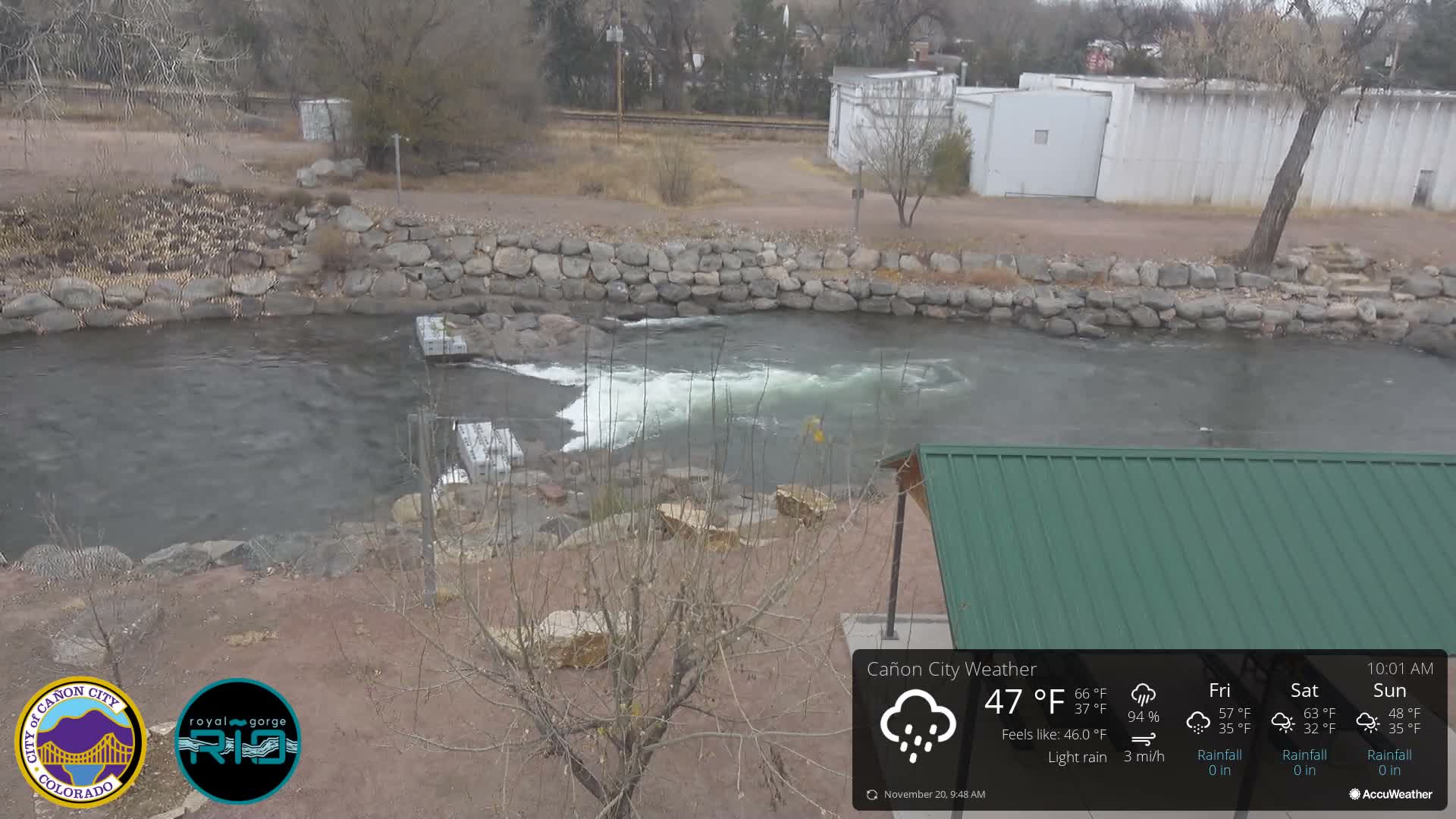 Canon City Arkansas River View Live Cam - Cañon City, Fremont, Colorado, USA