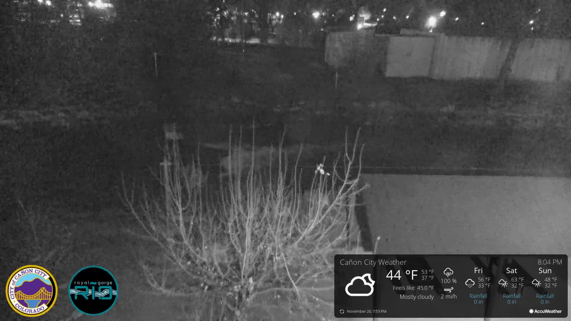 Canon City Arkansas River View Live Cam - Cañon City, Fremont, Colorado, USA