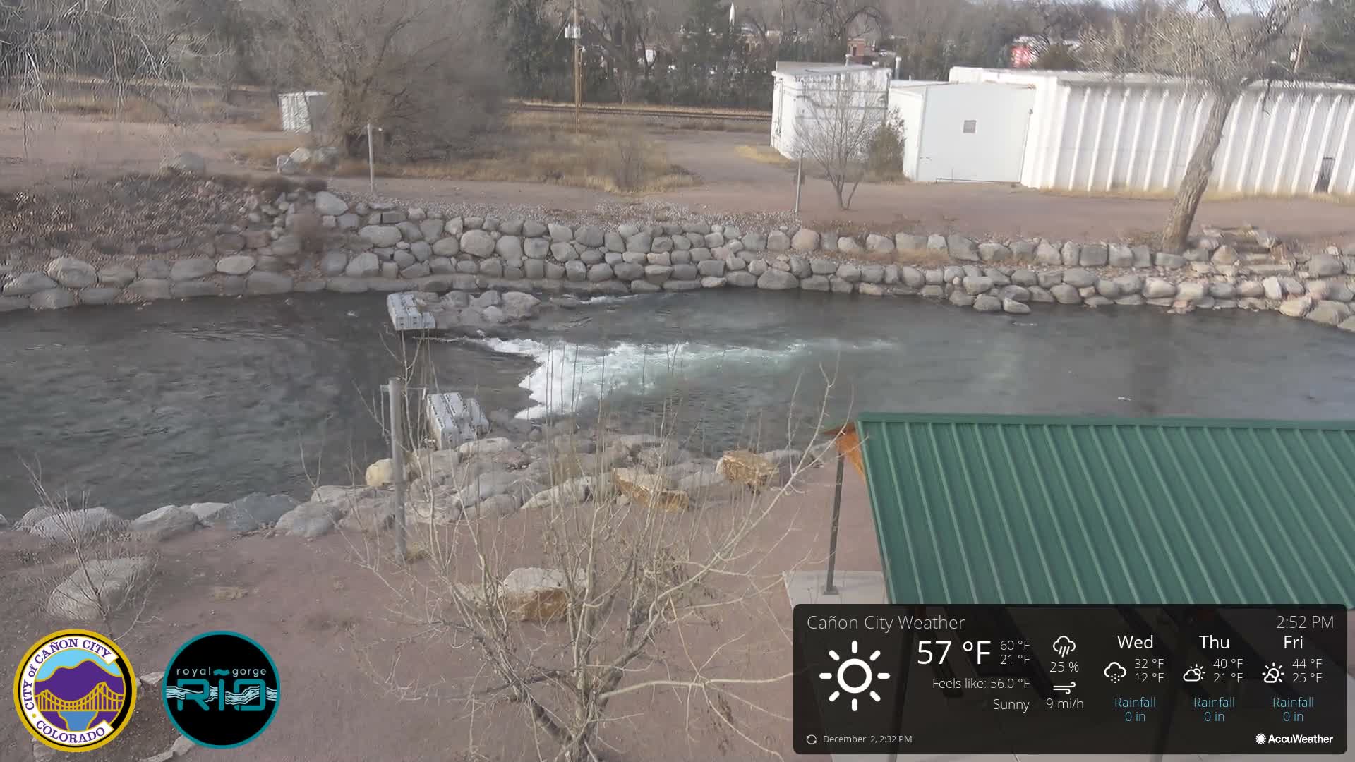 Canon City Arkansas River View Live Cam - Cañon City, Fremont, Colorado, USA