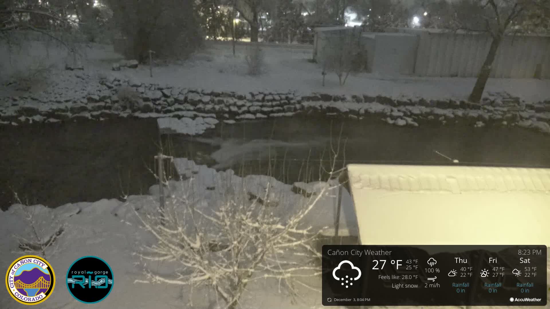 Canon City Arkansas River View Live Cam - Cañon City, Fremont, Colorado, USA