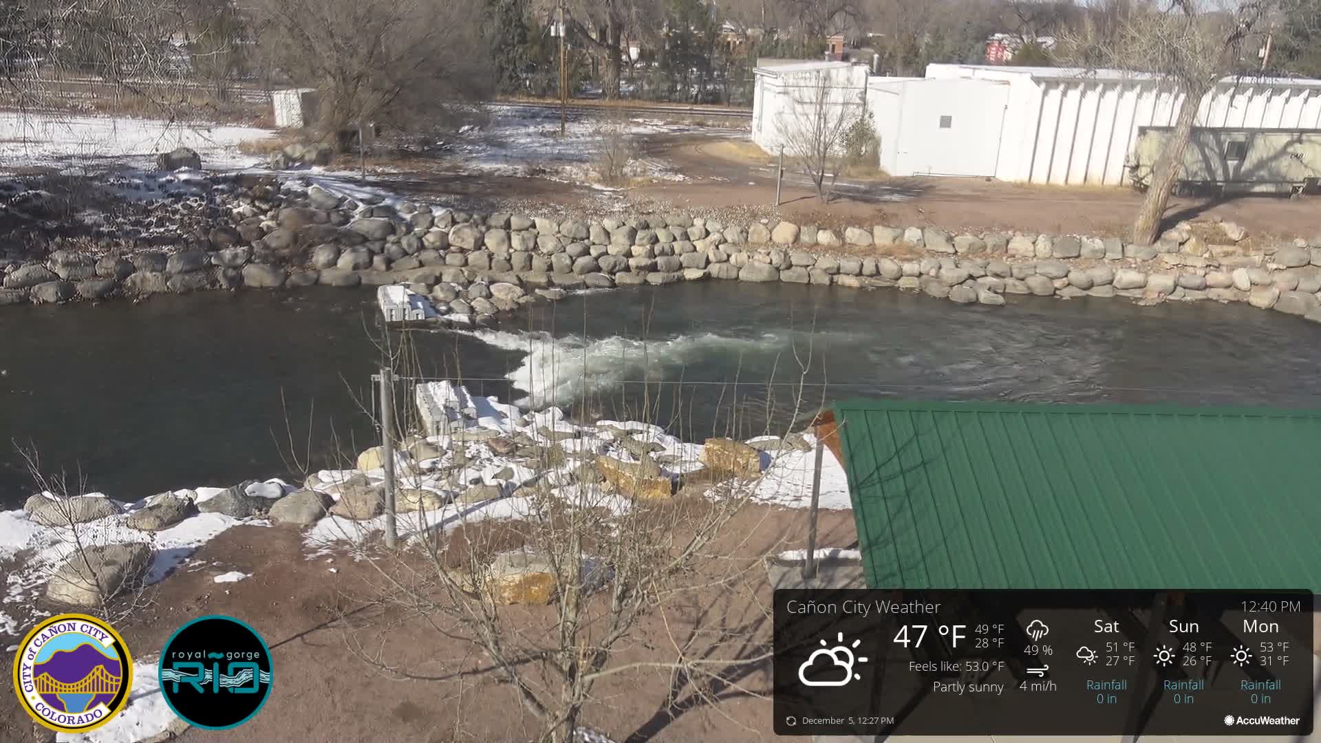 Canon City Arkansas River View Live Cam - Cañon City, Fremont, Colorado, USA