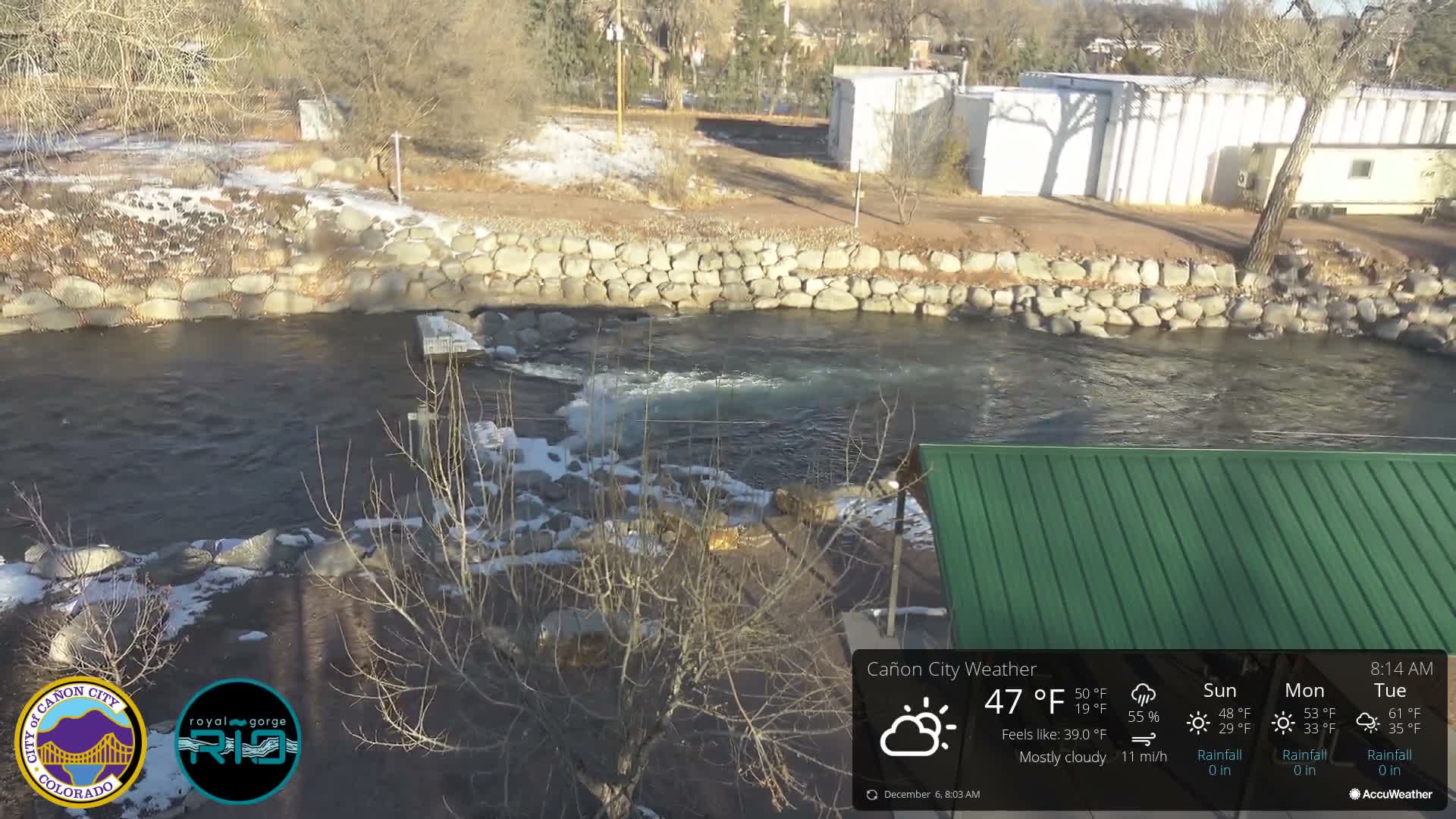 Canon City Arkansas River View Live Cam - Cañon City, Fremont, Colorado, USA