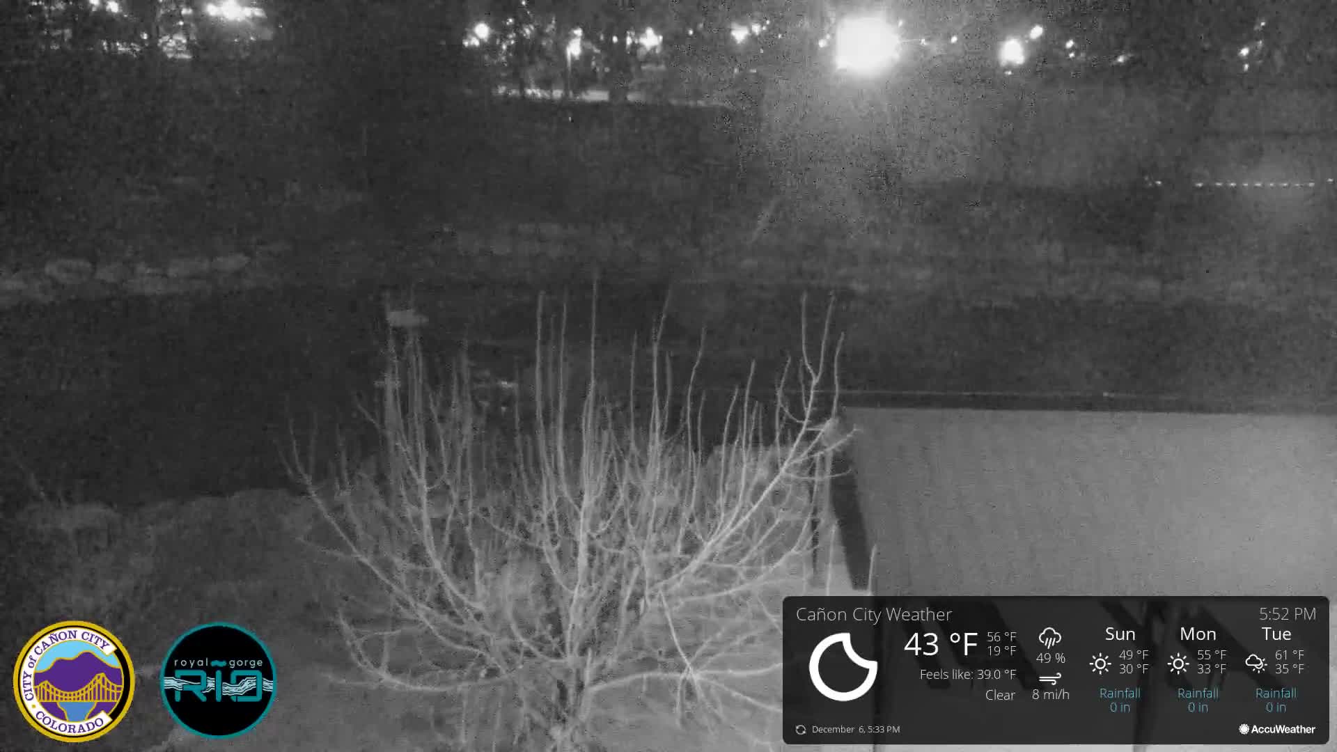 Canon City Arkansas River View Live Cam - Cañon City, Fremont, Colorado, USA