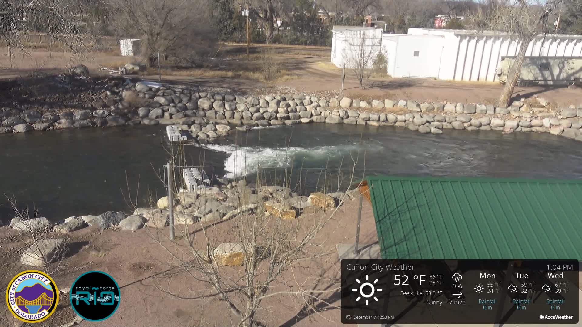 Canon City Arkansas River View Live Cam - Cañon City, Fremont, Colorado, USA
