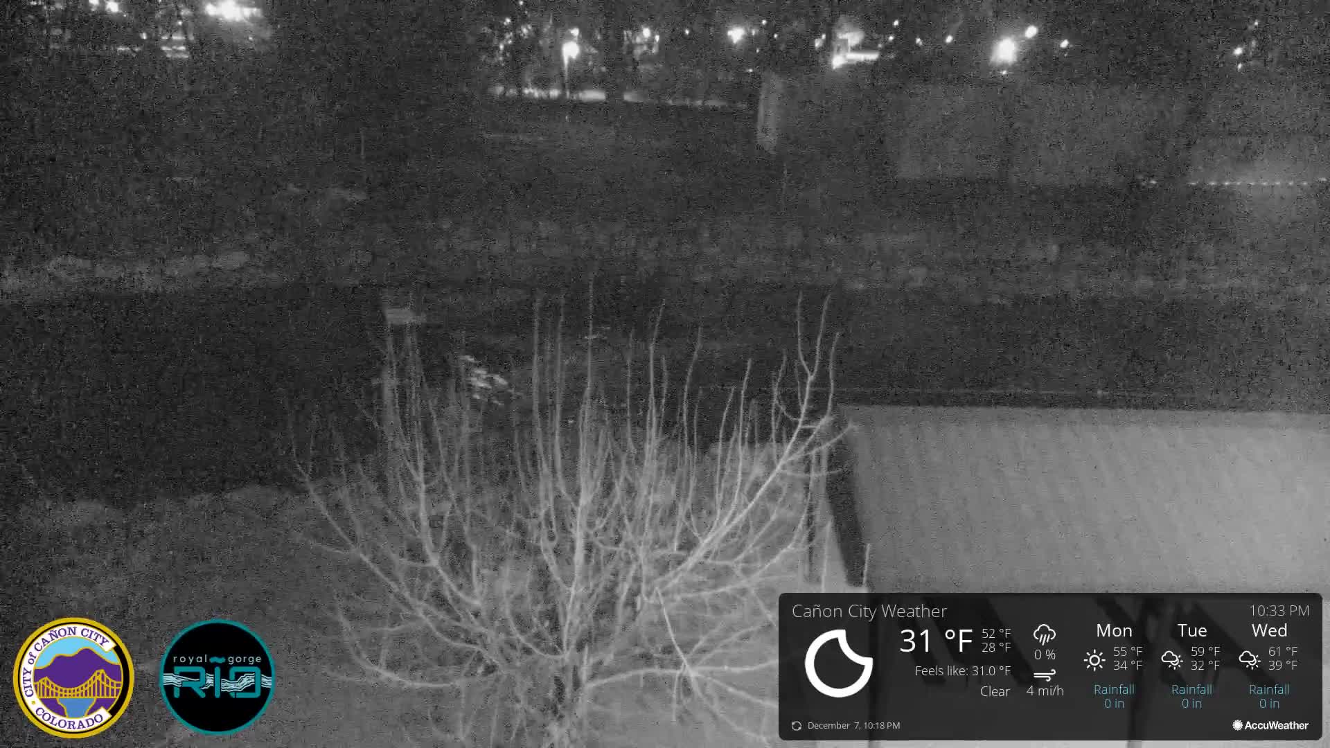 Canon City Arkansas River View Live Cam - Cañon City, Fremont, Colorado, USA