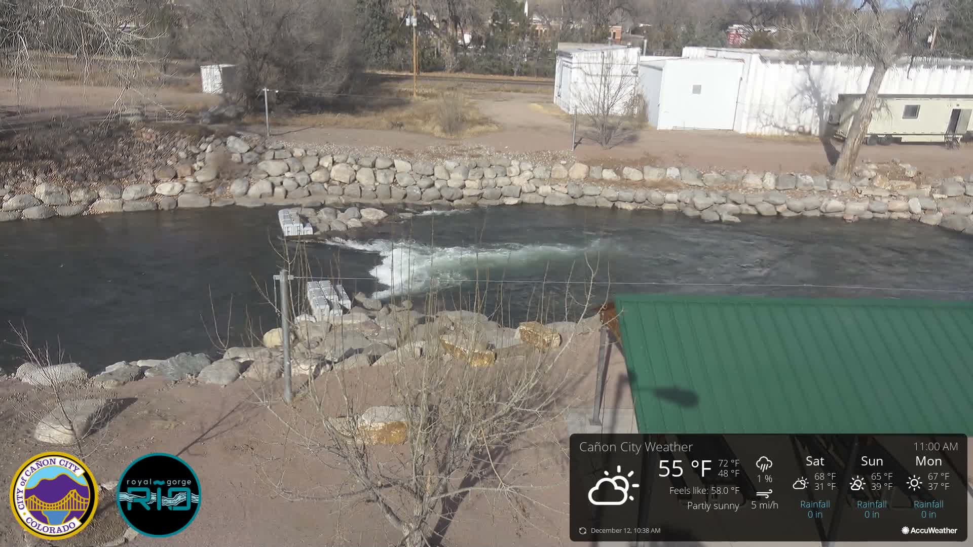 Canon City Arkansas River View Live Cam - Cañon City, Fremont, Colorado, USA