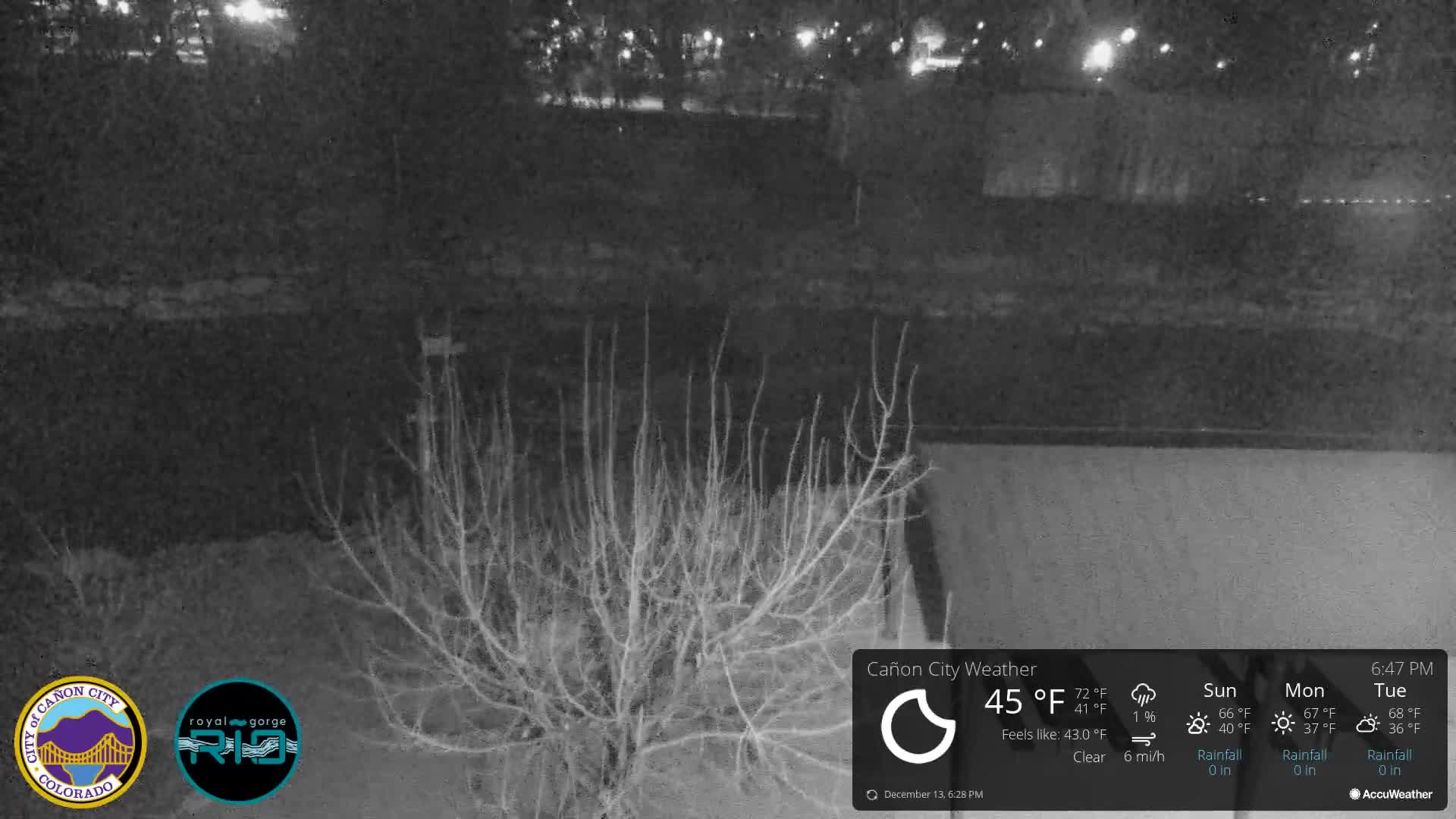 Canon City Arkansas River View Live Cam - Cañon City, Fremont, Colorado, USA