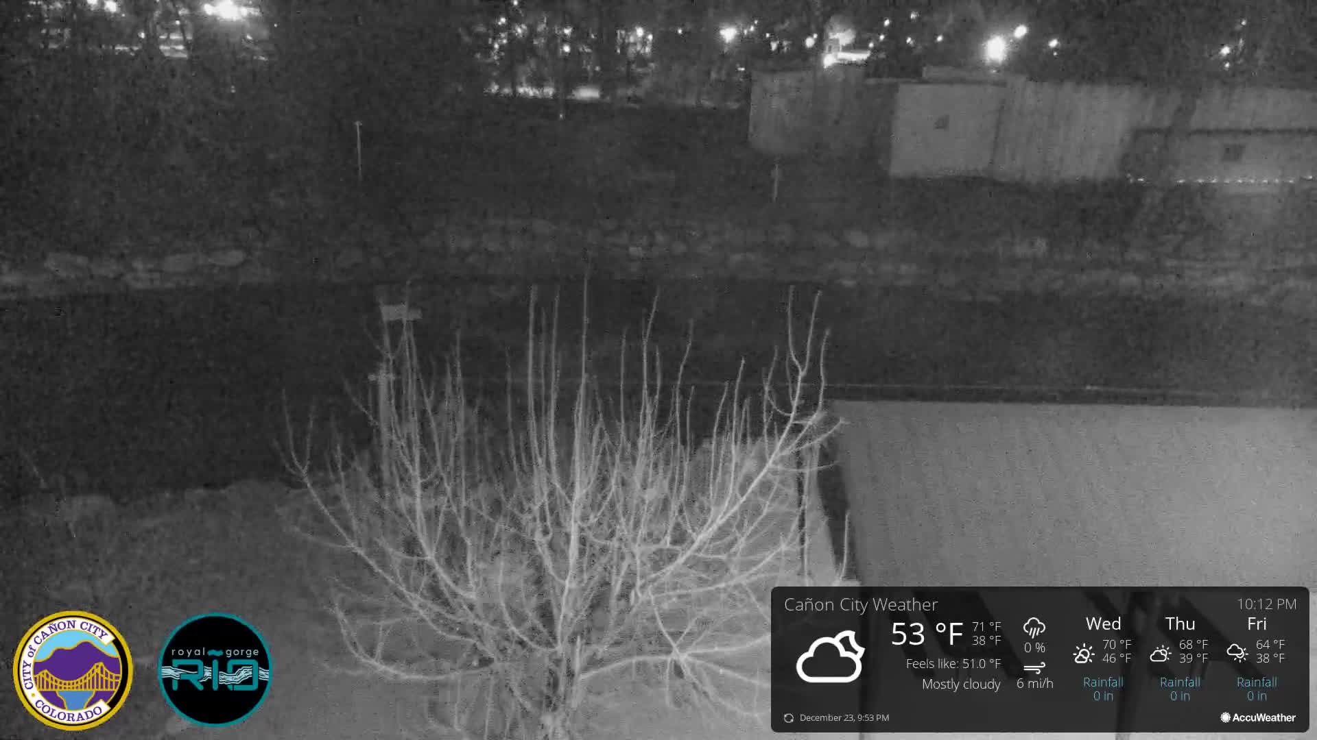Canon City Arkansas River View Live Cam - Cañon City, Fremont, Colorado, USA